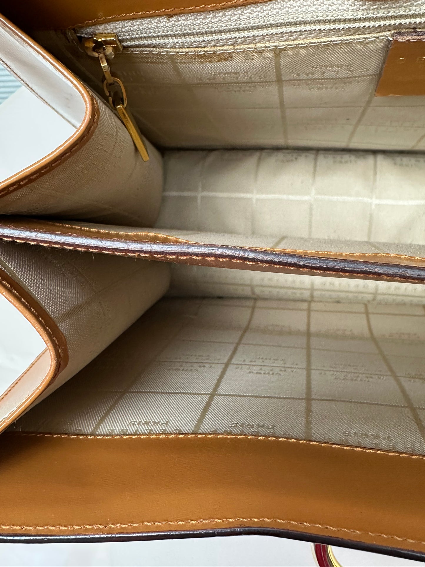 Celine Gold Calfskin Shoulder Bag GHW (As Is)