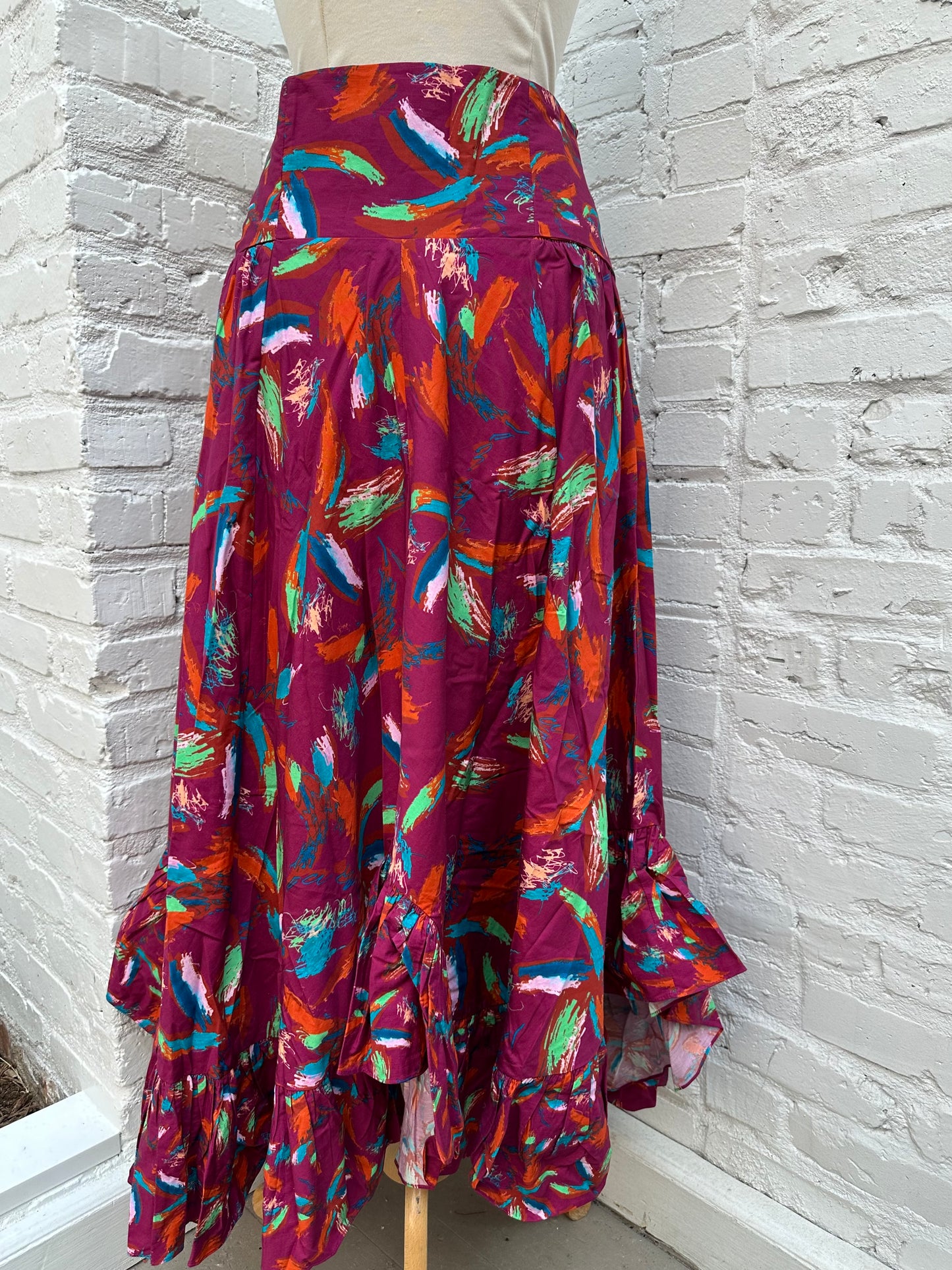 Alivia Scribble Burst Dalia Skirt XL