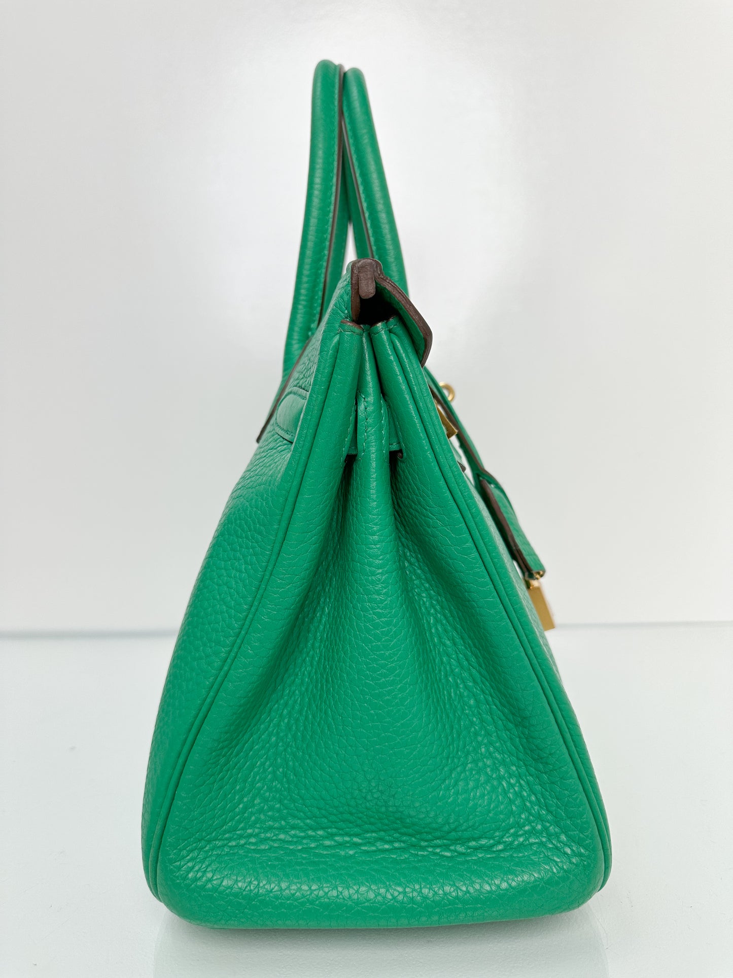 Hermes Birkin 30 Menthe Clemence GHW #P
