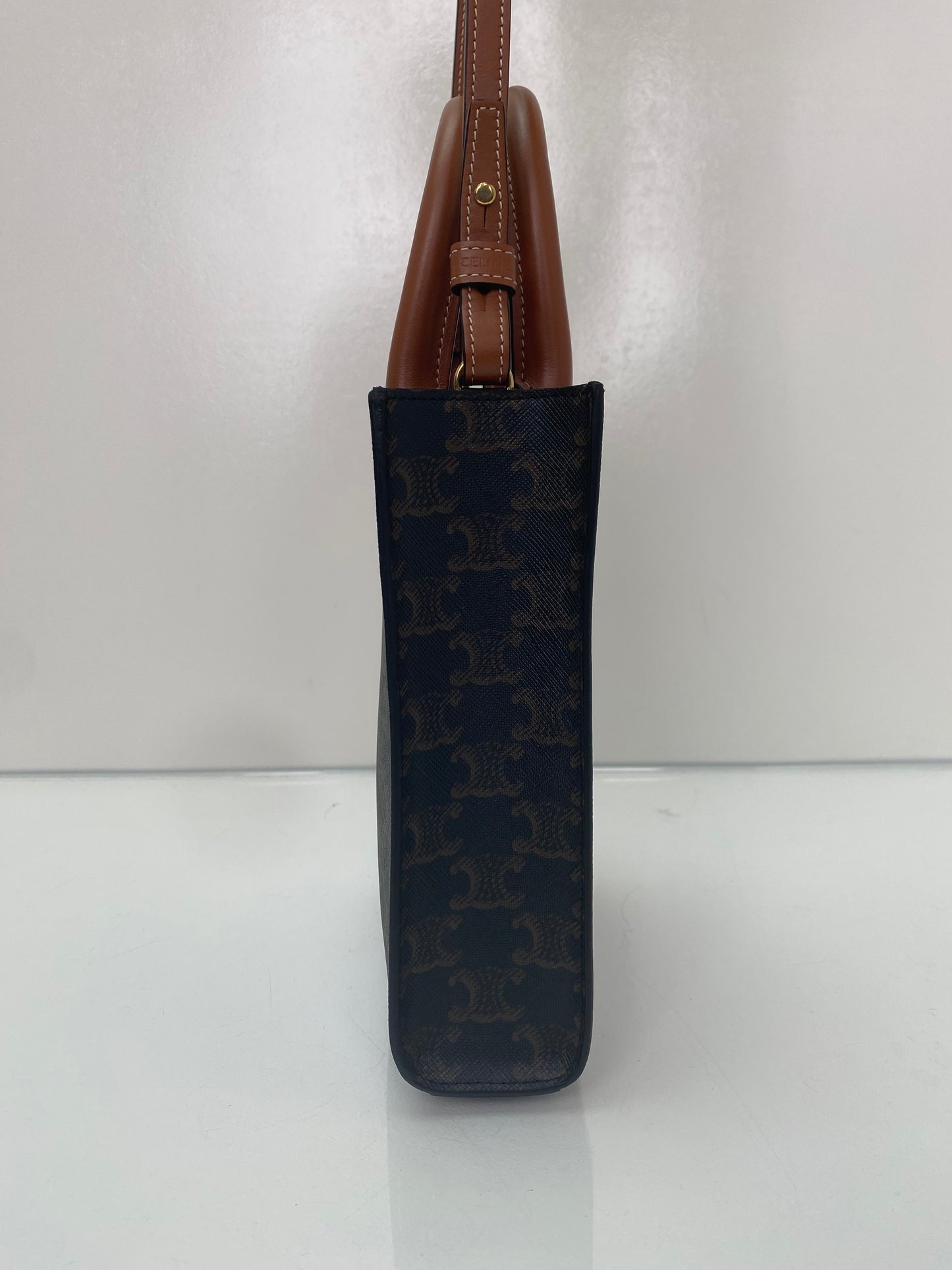 Celine Triomphe Vertical Mini Tote