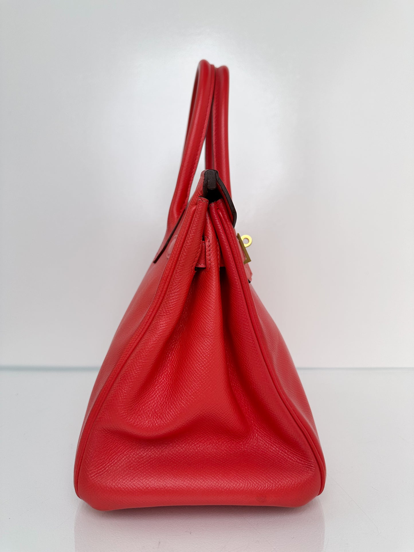 Hermes Birkin 30 Rouge De Coeur GHW #X