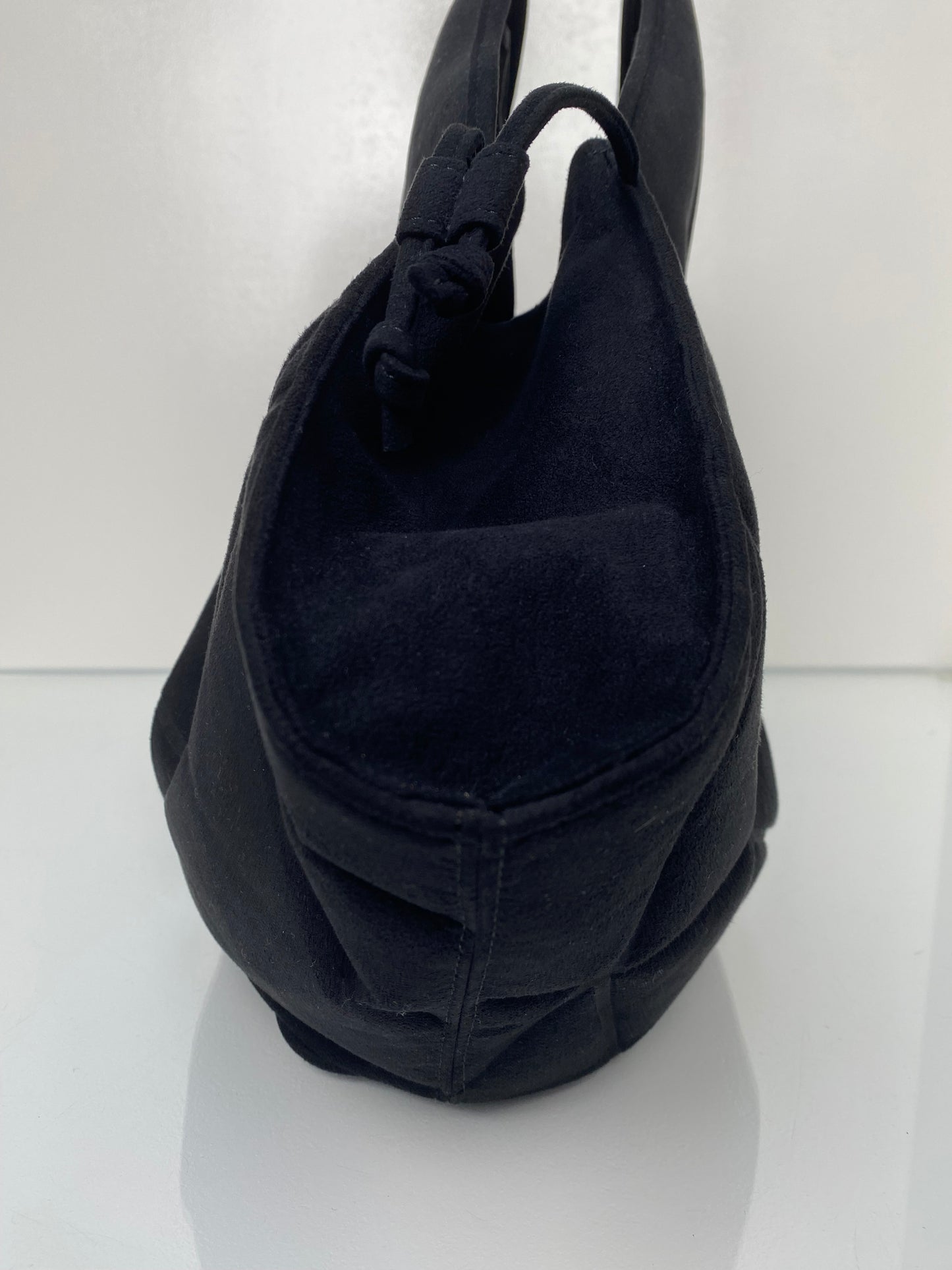 Isssey Mayake Black Cloth Geometric Tote Bag