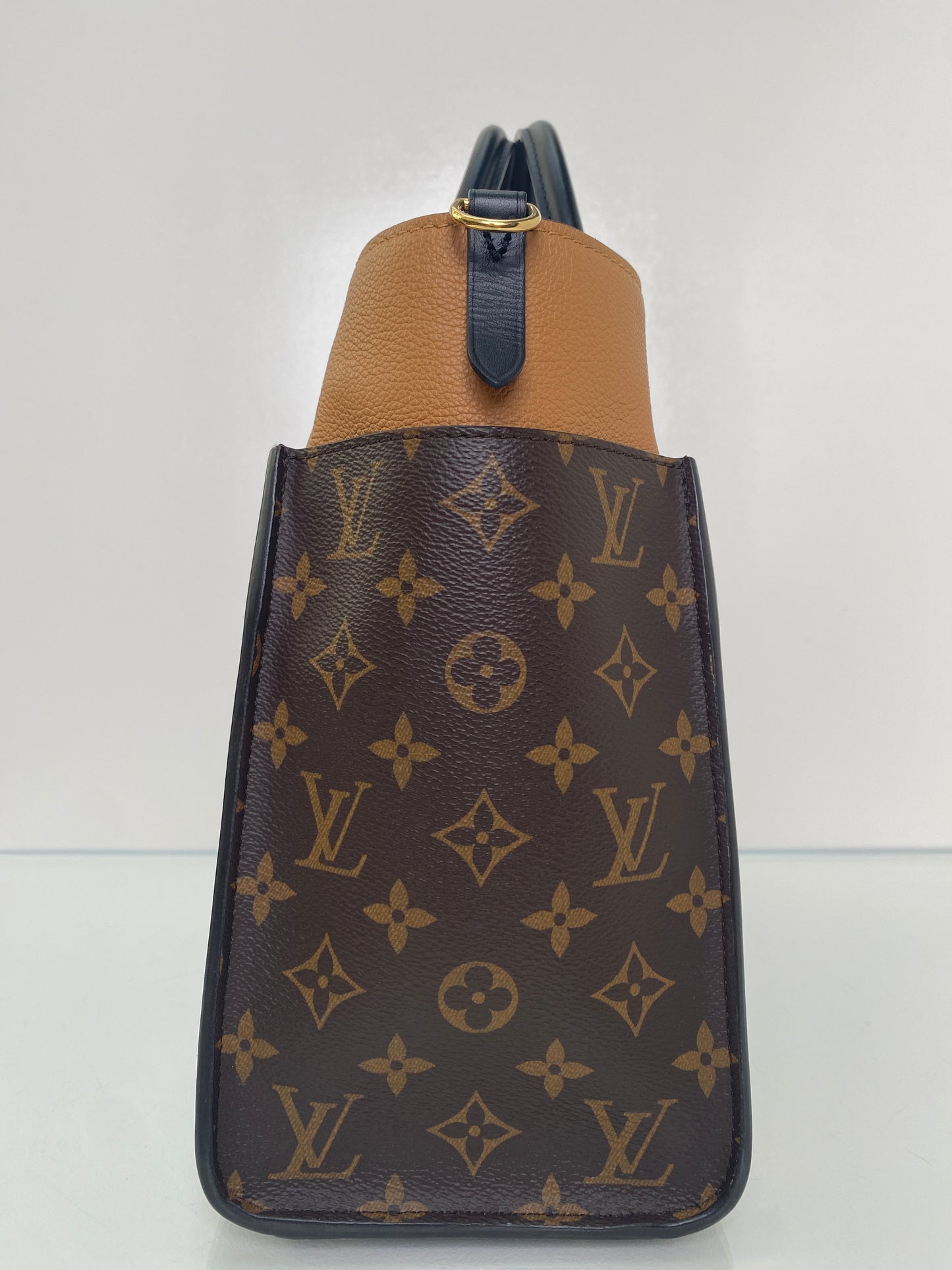 Louis Vuitton Black, Brown, & Monogram On My Side Tote Bag GHW