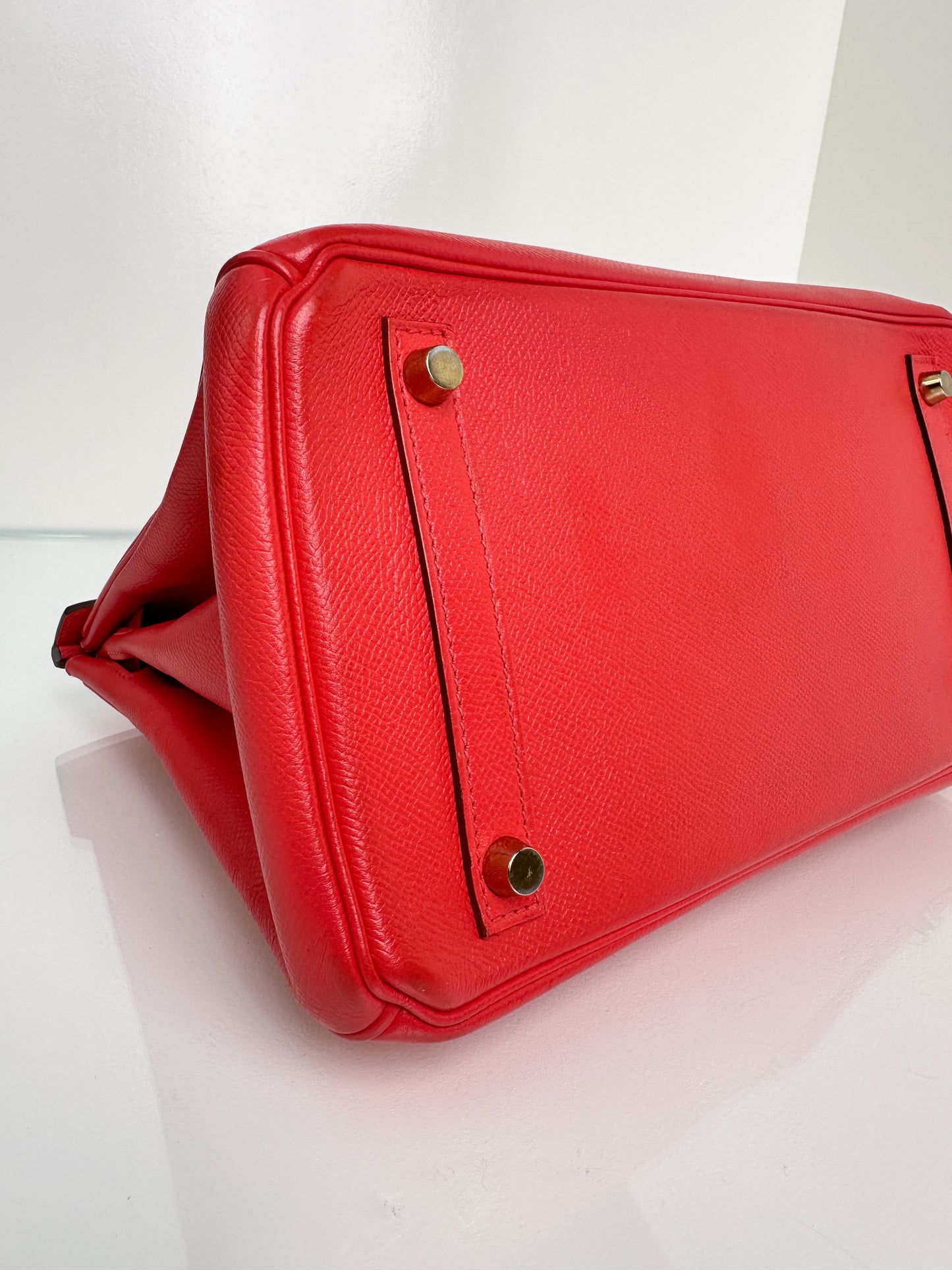 Hermes Birkin 30 Rouge De Coeur GHW #X