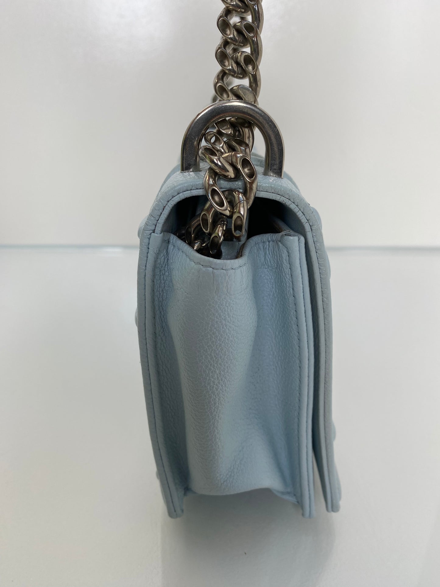 Christian Dior Light Blue Diorama Bag SHW