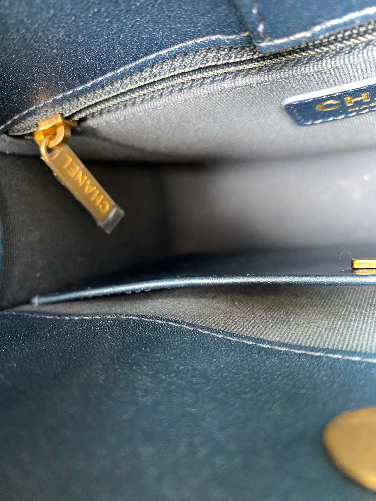 Chanel Denim Quilted Hobo Bag