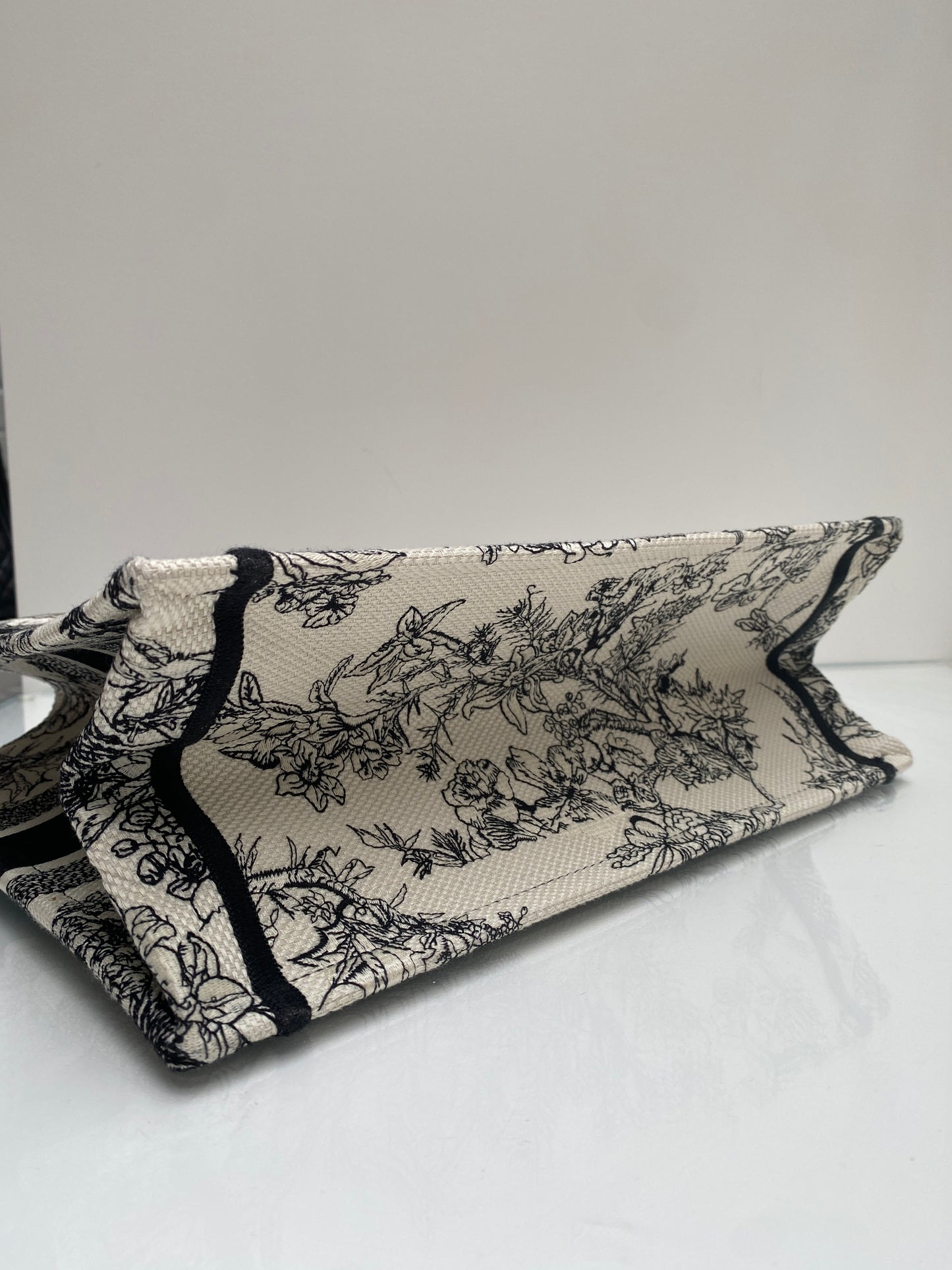 Christian Dior Black & White Medium Book Tote