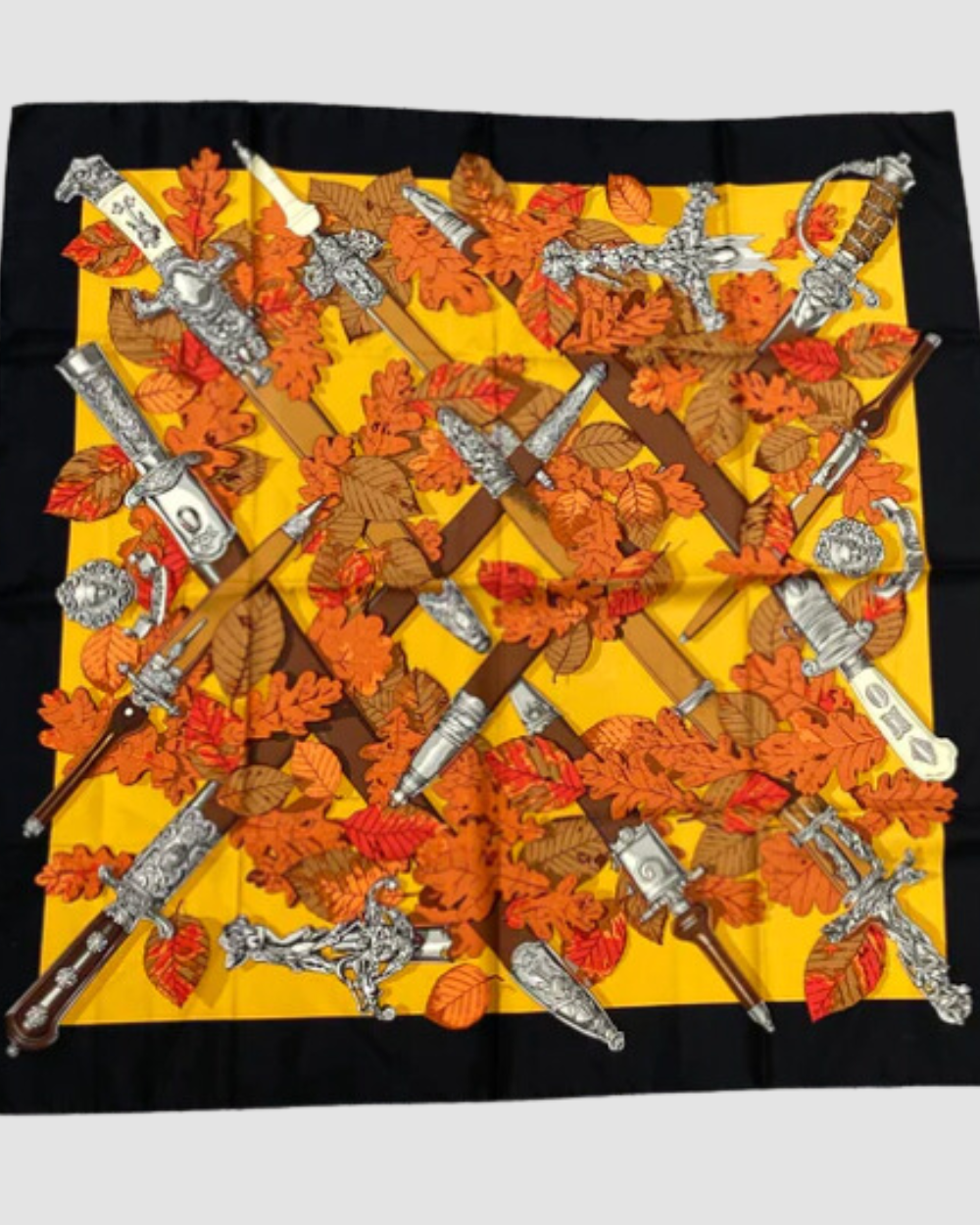 Hermes Sword ‘Au Plus Dru’ Scarf