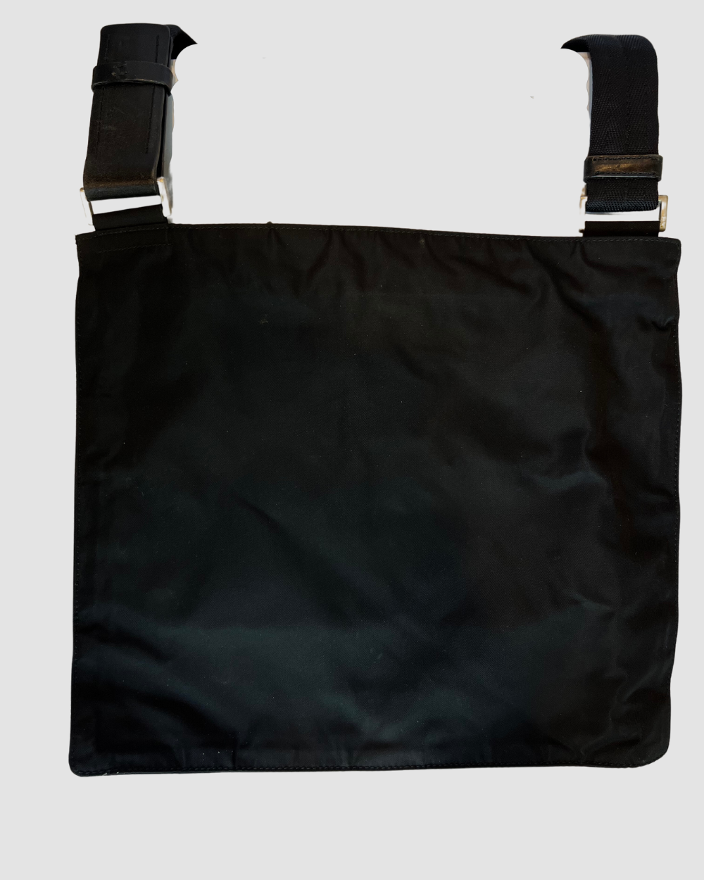Prada Black Nylon Messenger Bag