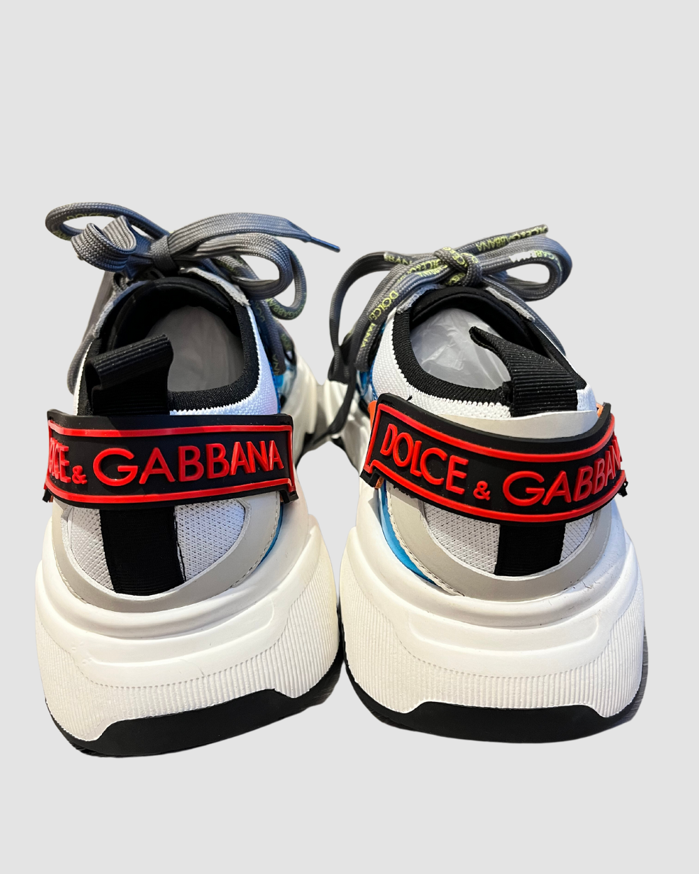 Dolce & Gabbana Multicolor Suede Detailing Sneakers