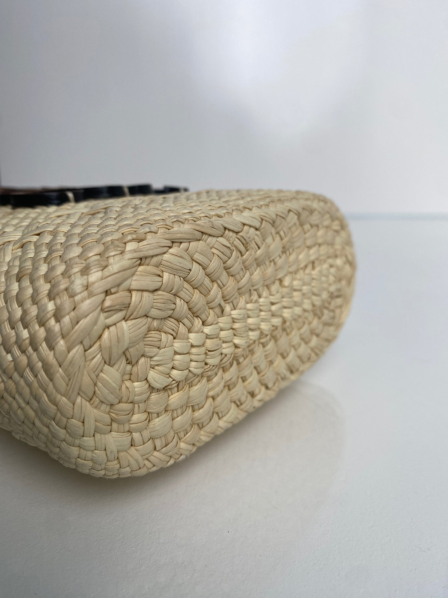 Loewe Square Pocket Raffia Crossbody Bag