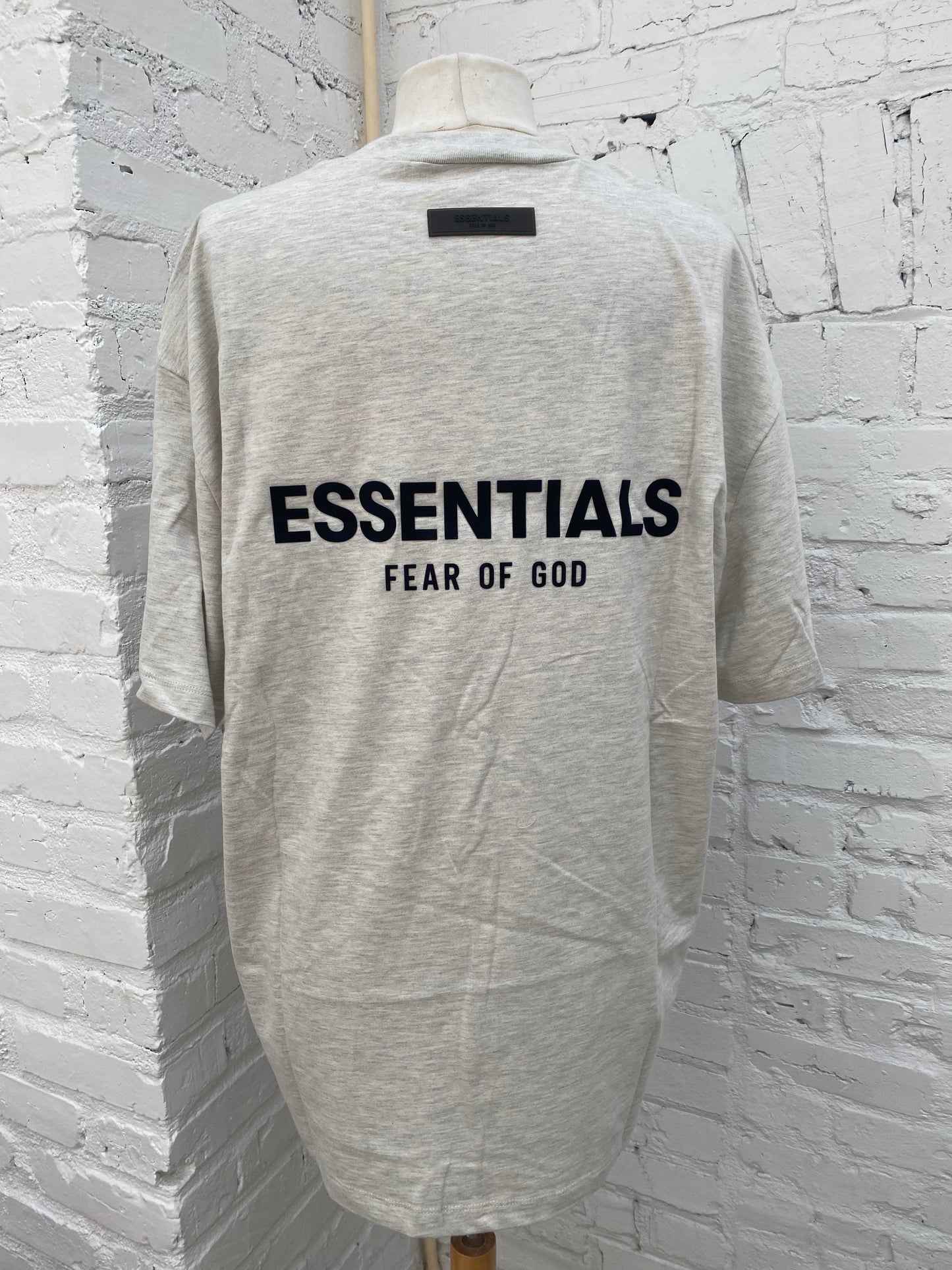 Essentials Light Oatmeal T-Shirt, L