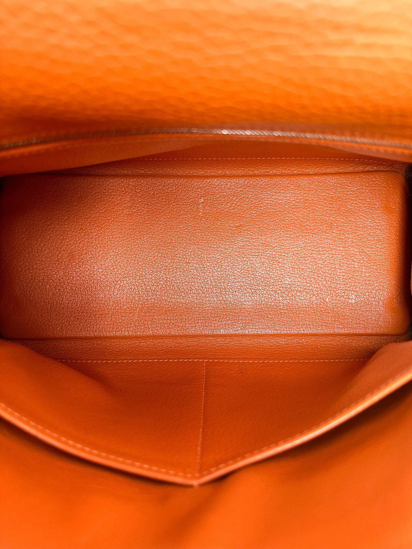 Hermes Kelly 28 Orange Togo PHW #H