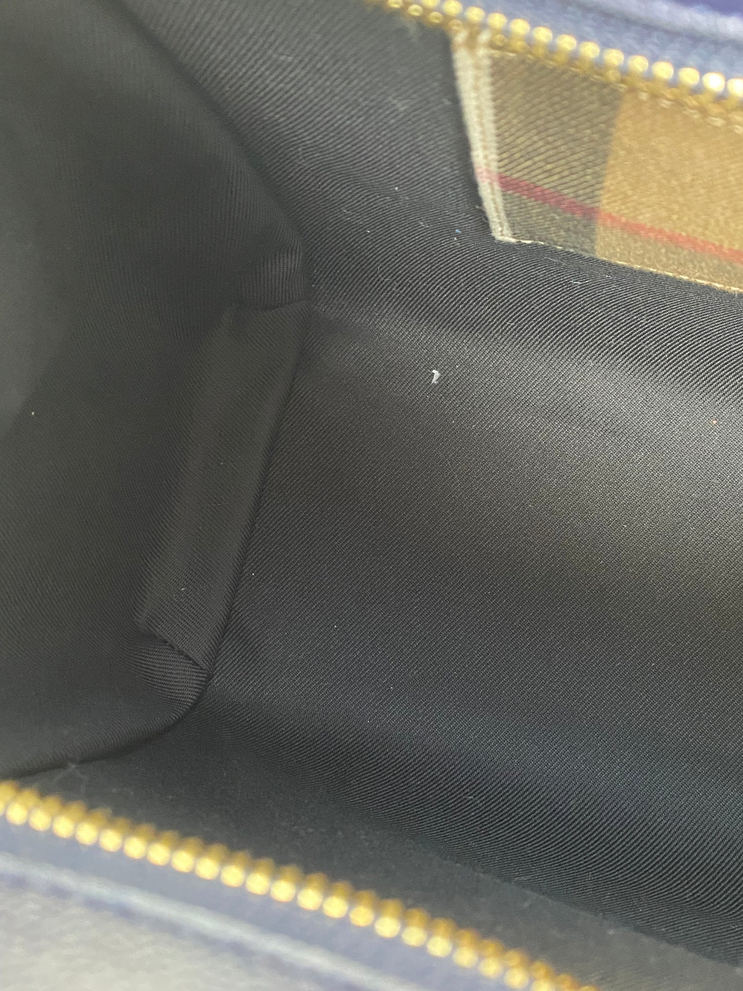Burberry Banwell Navy Tote GHW