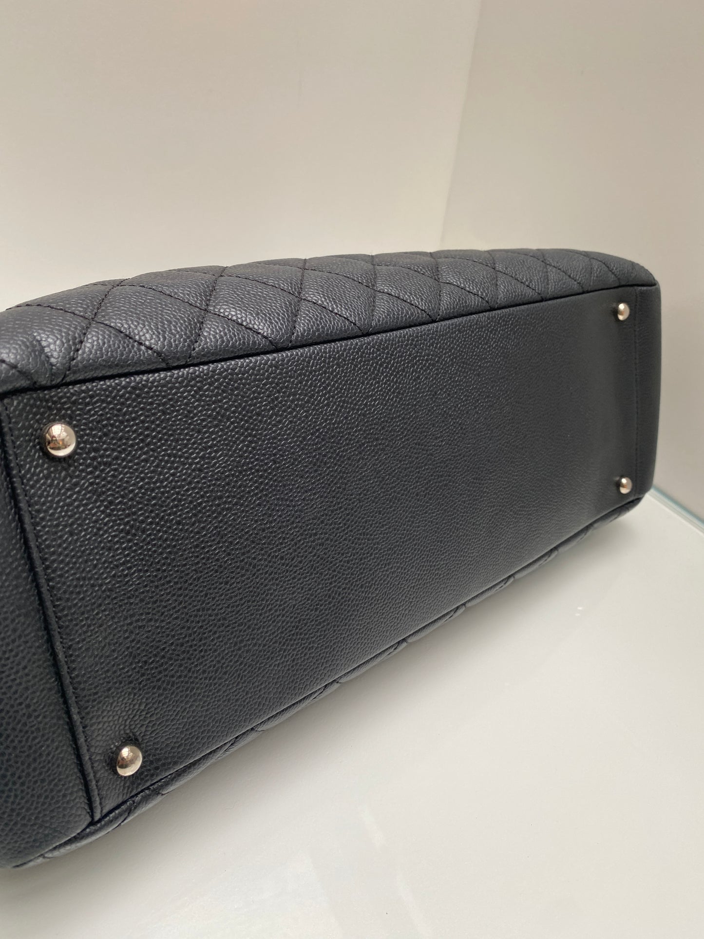 Chanel GST XL Black Caviar SHW #16