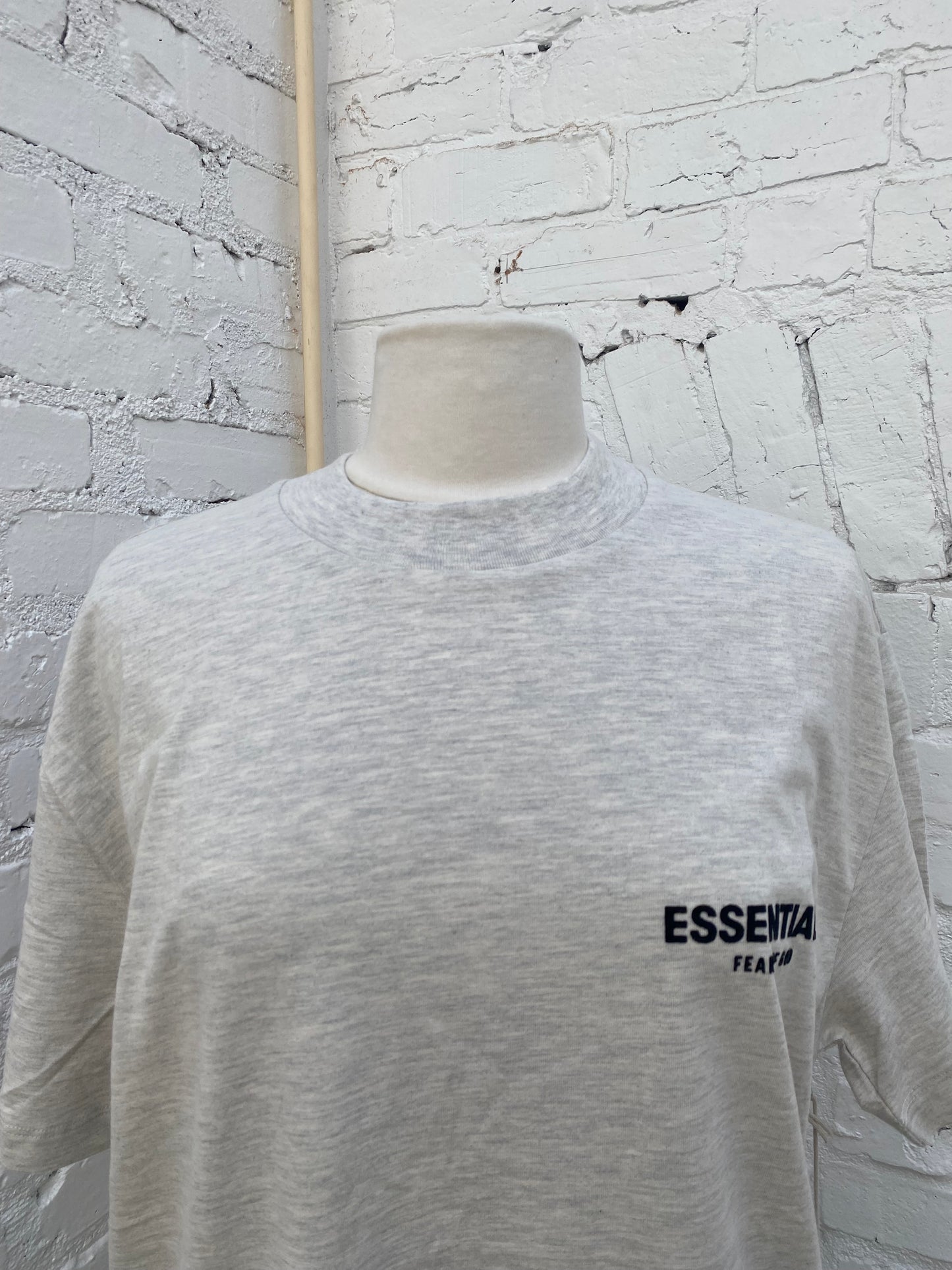 Essentials Light Oatmeal T-Shirt, XS