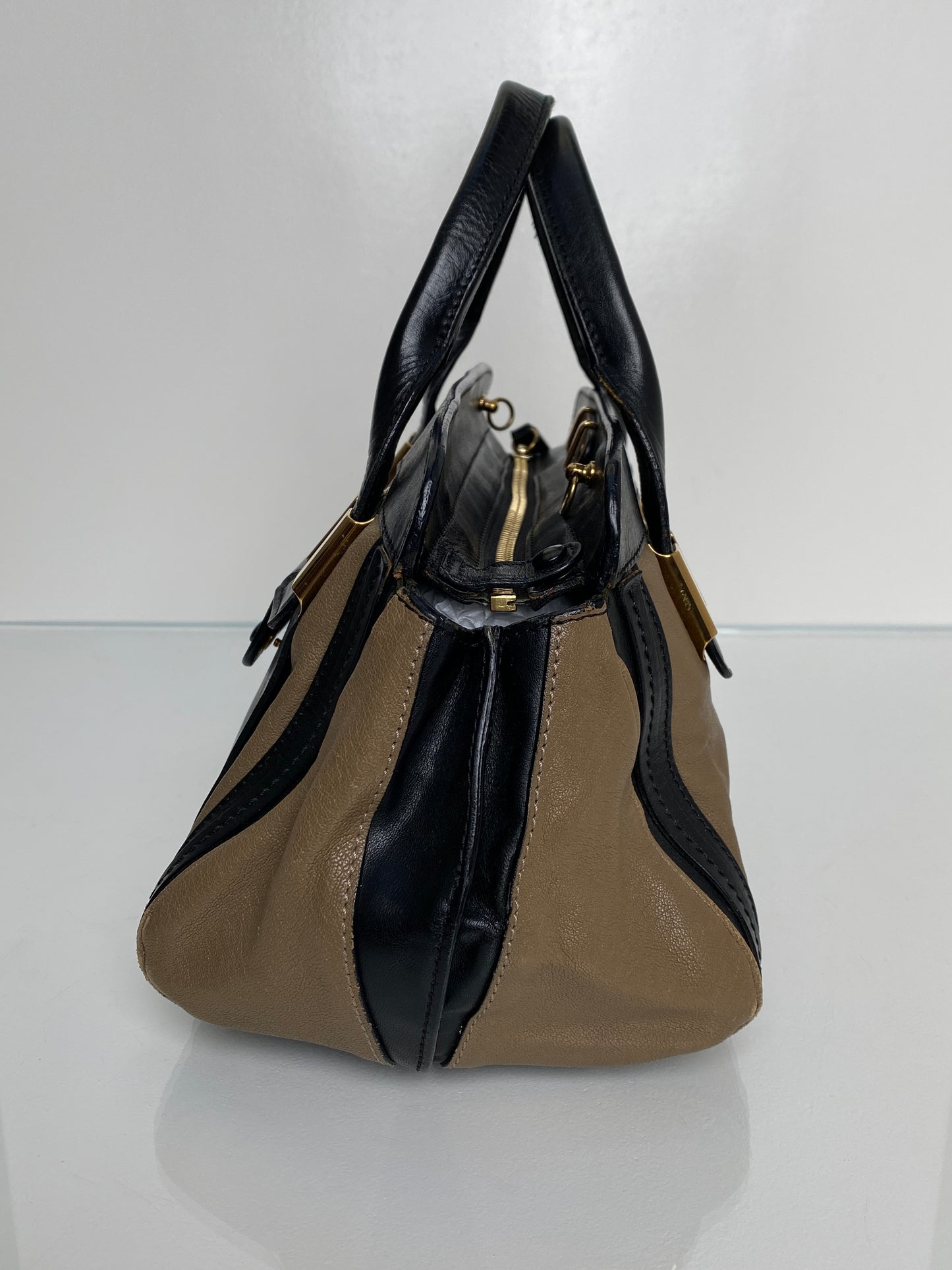 Chloe Black & Brown Alice Bag GHW