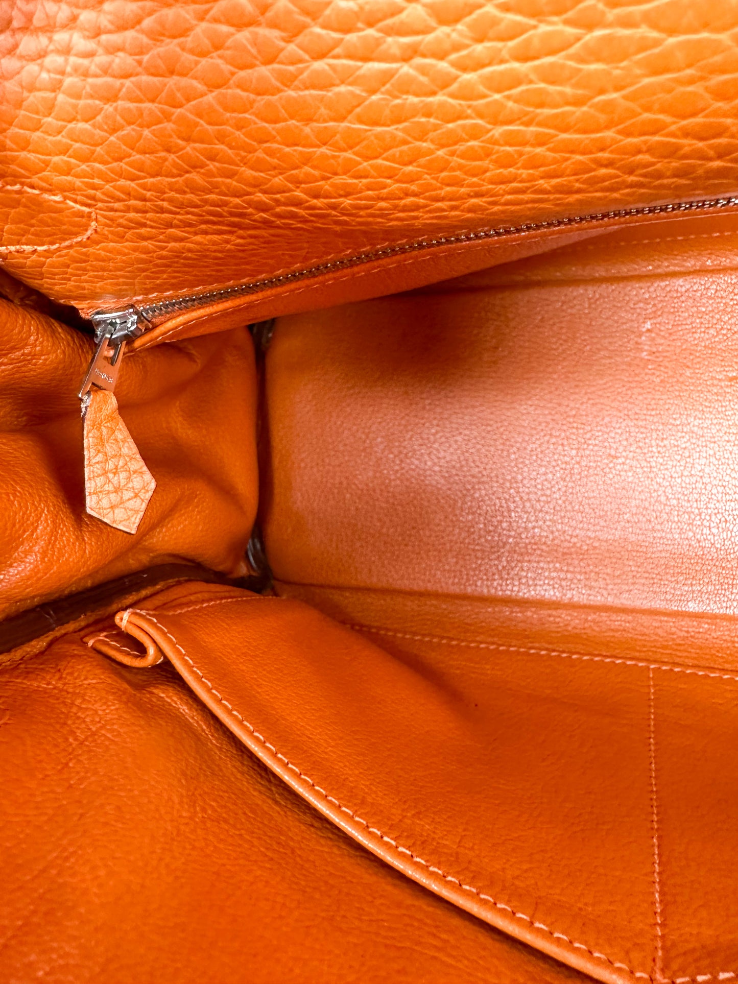 Hermes Kelly 28 Orange Togo PHW #H