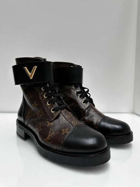 Louis Vuitton Monogram Boots, 39.5