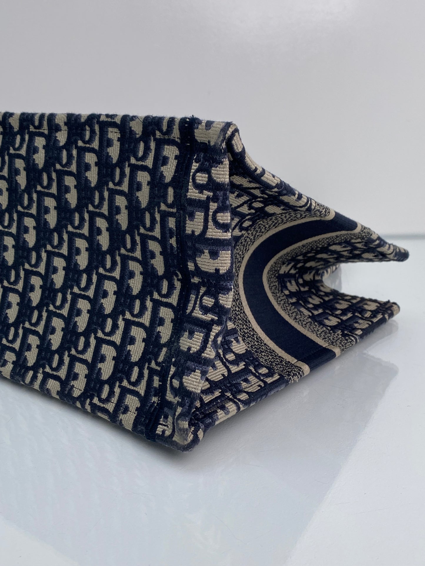 Dior Navy Oblique Book Tote