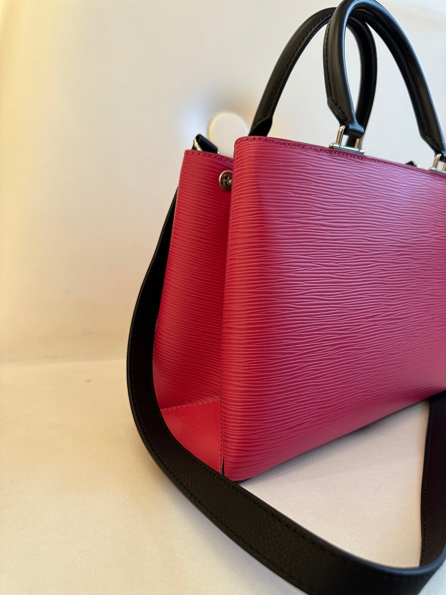 Louis Vuitton Hot Pink Epi Kleber Tote