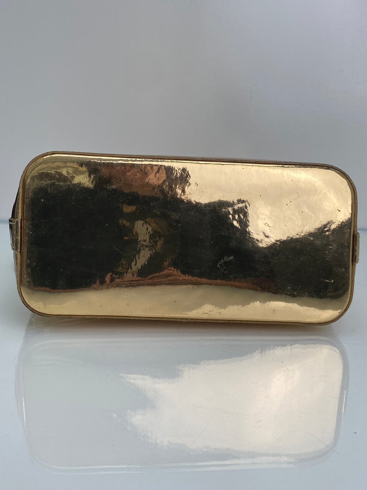 Louis Vuitton Gold Monogram Miroir Lockit PM Bag GHW