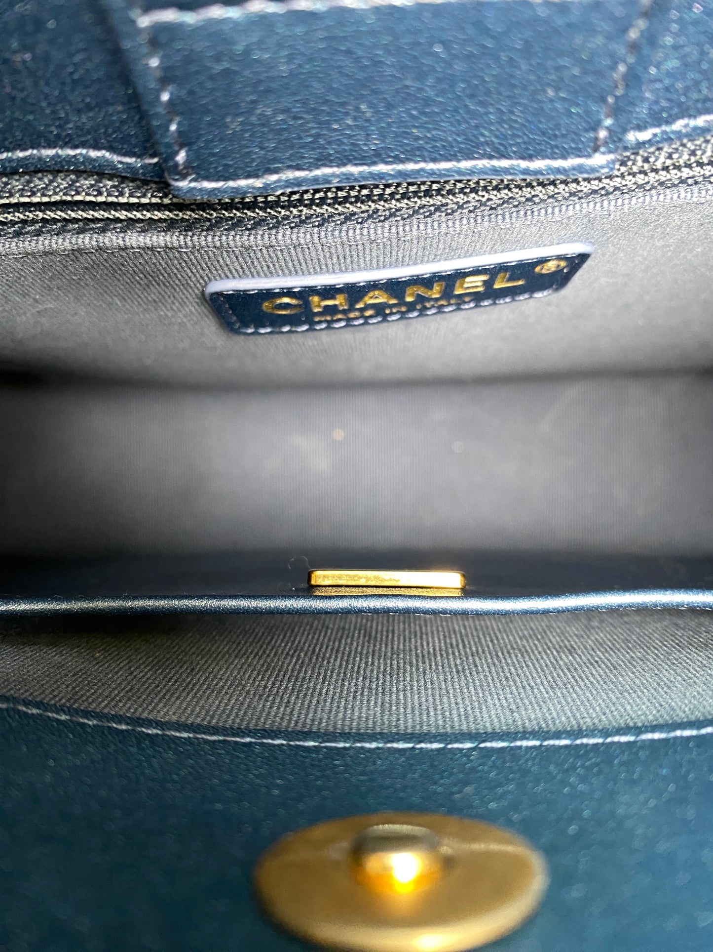 Chanel Denim Quilted Hobo Bag