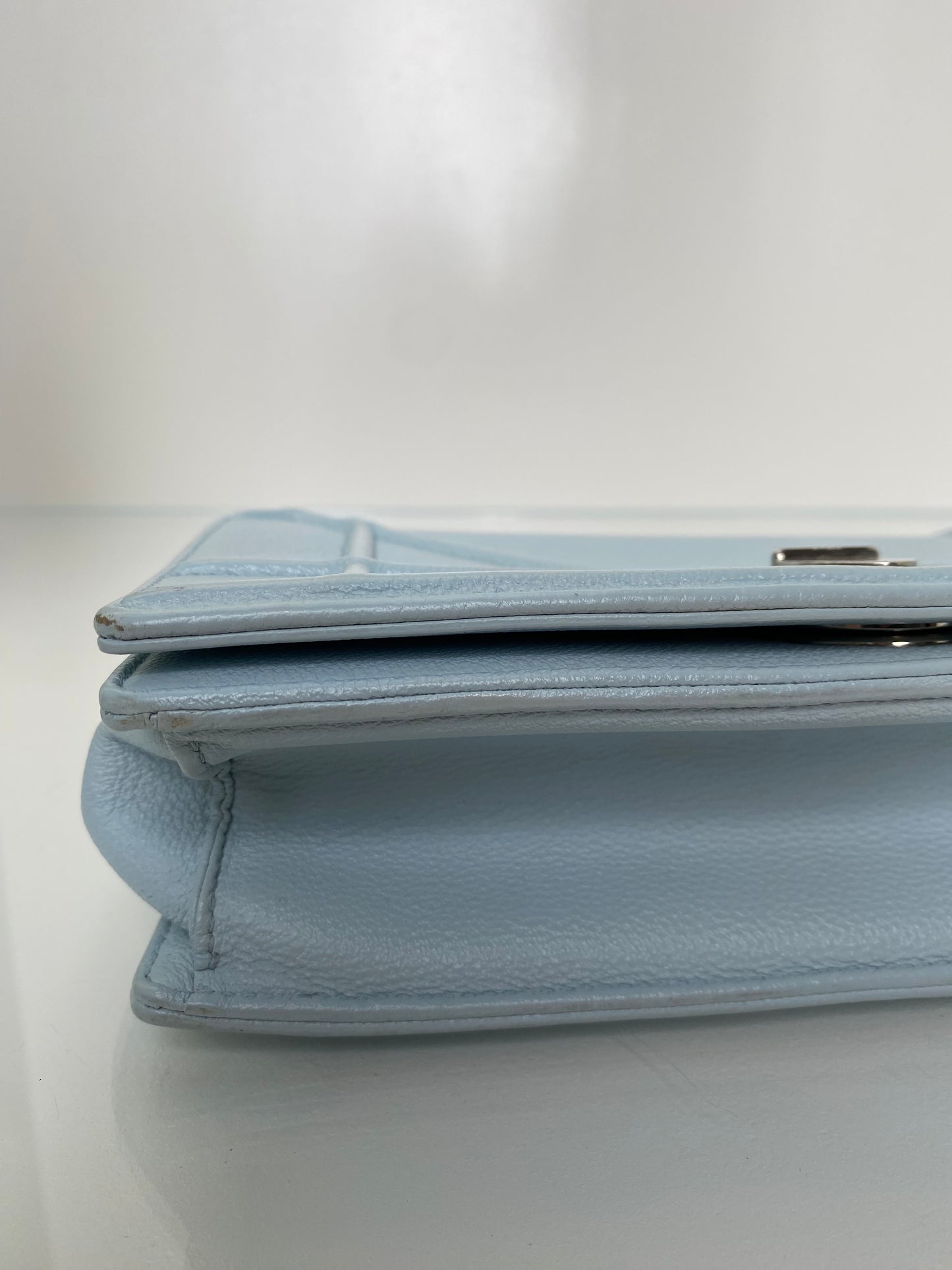 Christian Dior Light Blue Diorama Bag SHW