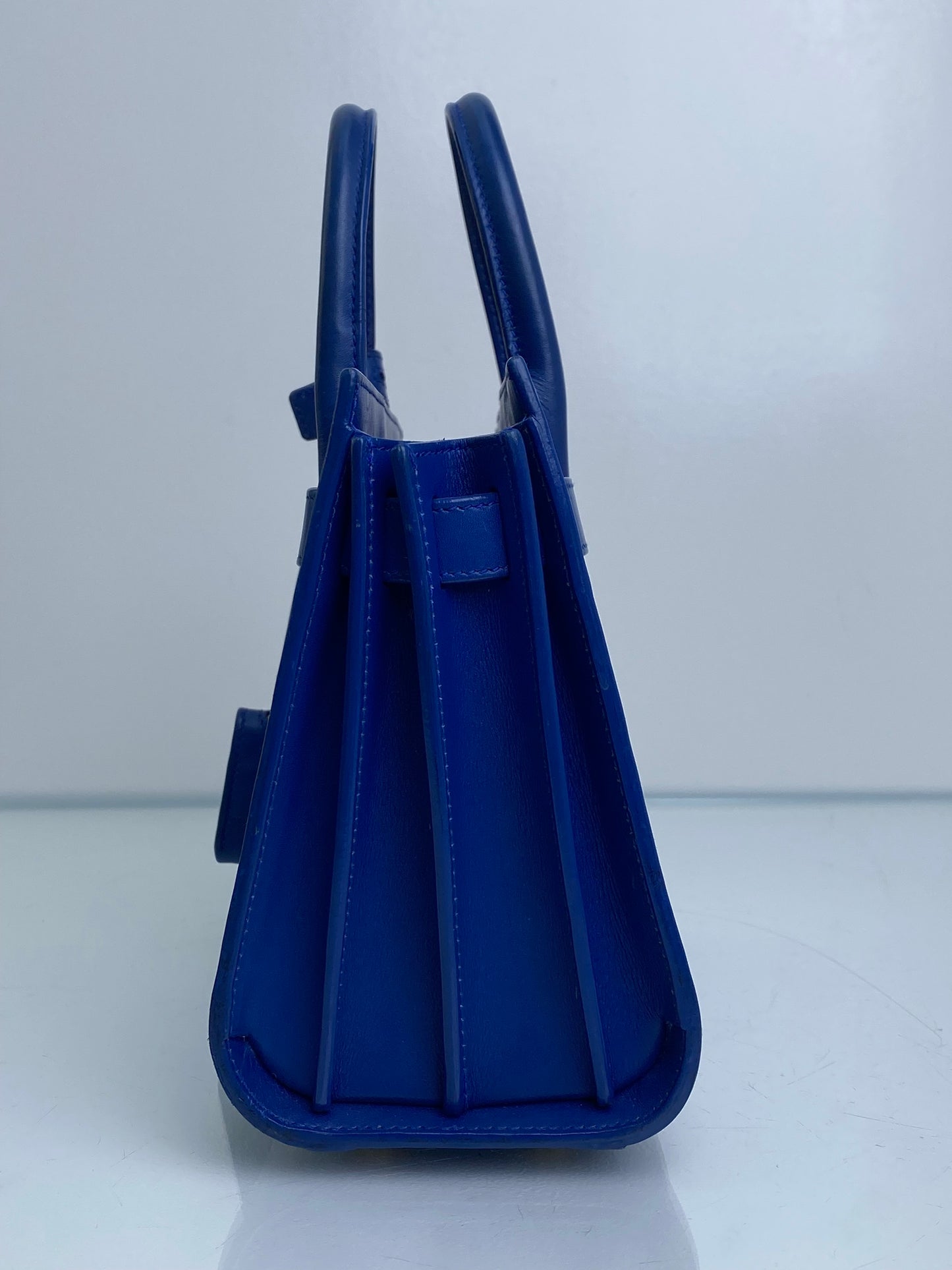 Saint Laurent Blue Crossbody Mini Nano GHW