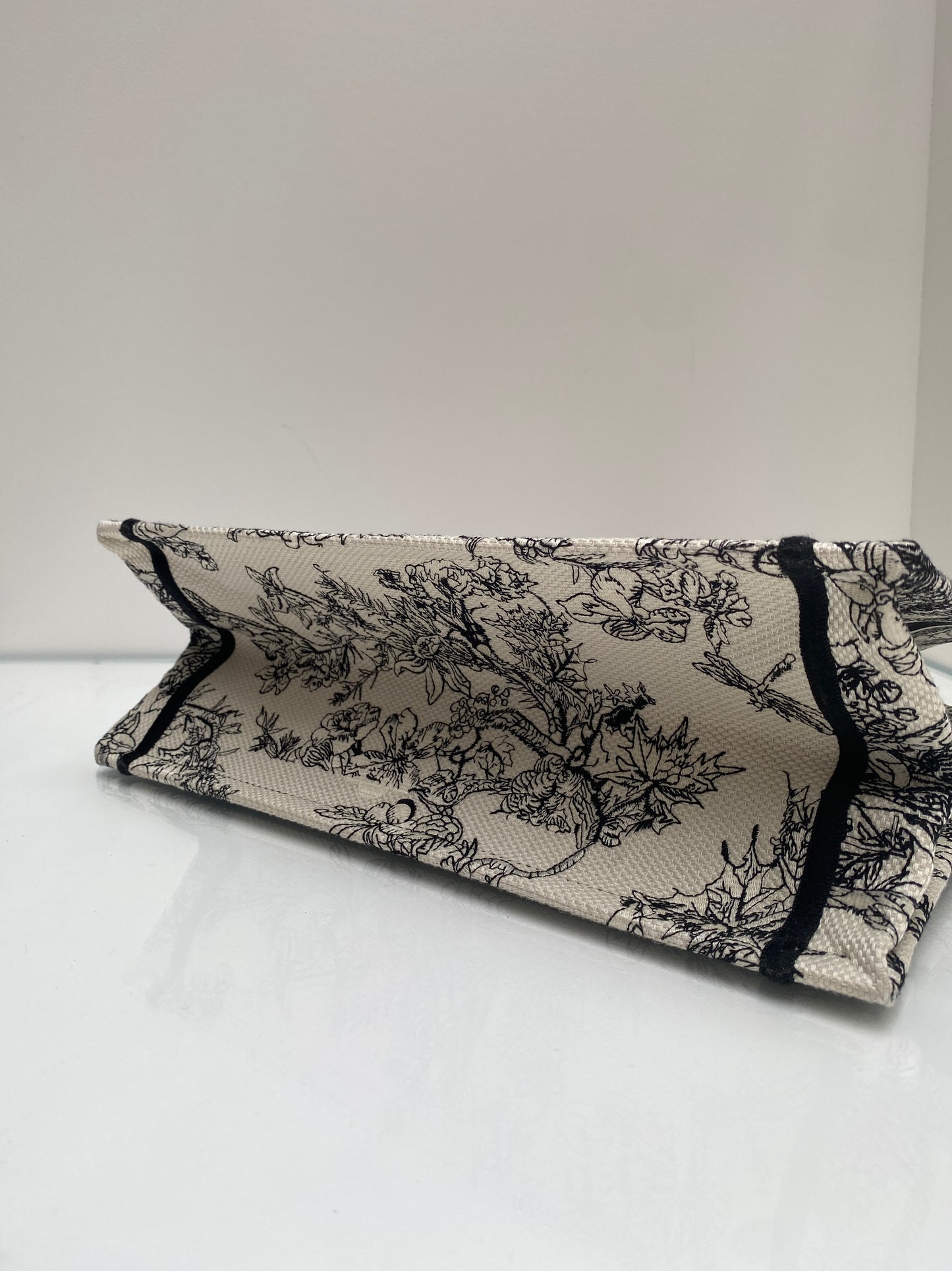 Christian Dior Black & White Medium Book Tote