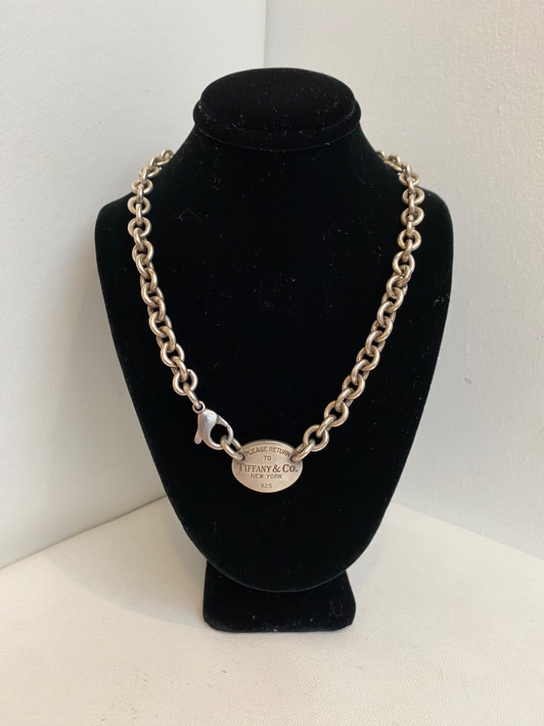 Tiffany & Co. Return to Tiffany SS Necklace