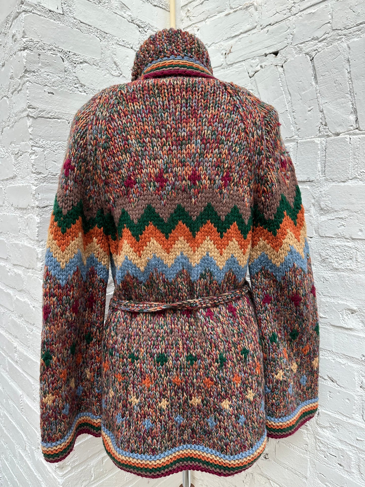 Wool Knit Multicolor Sweater
