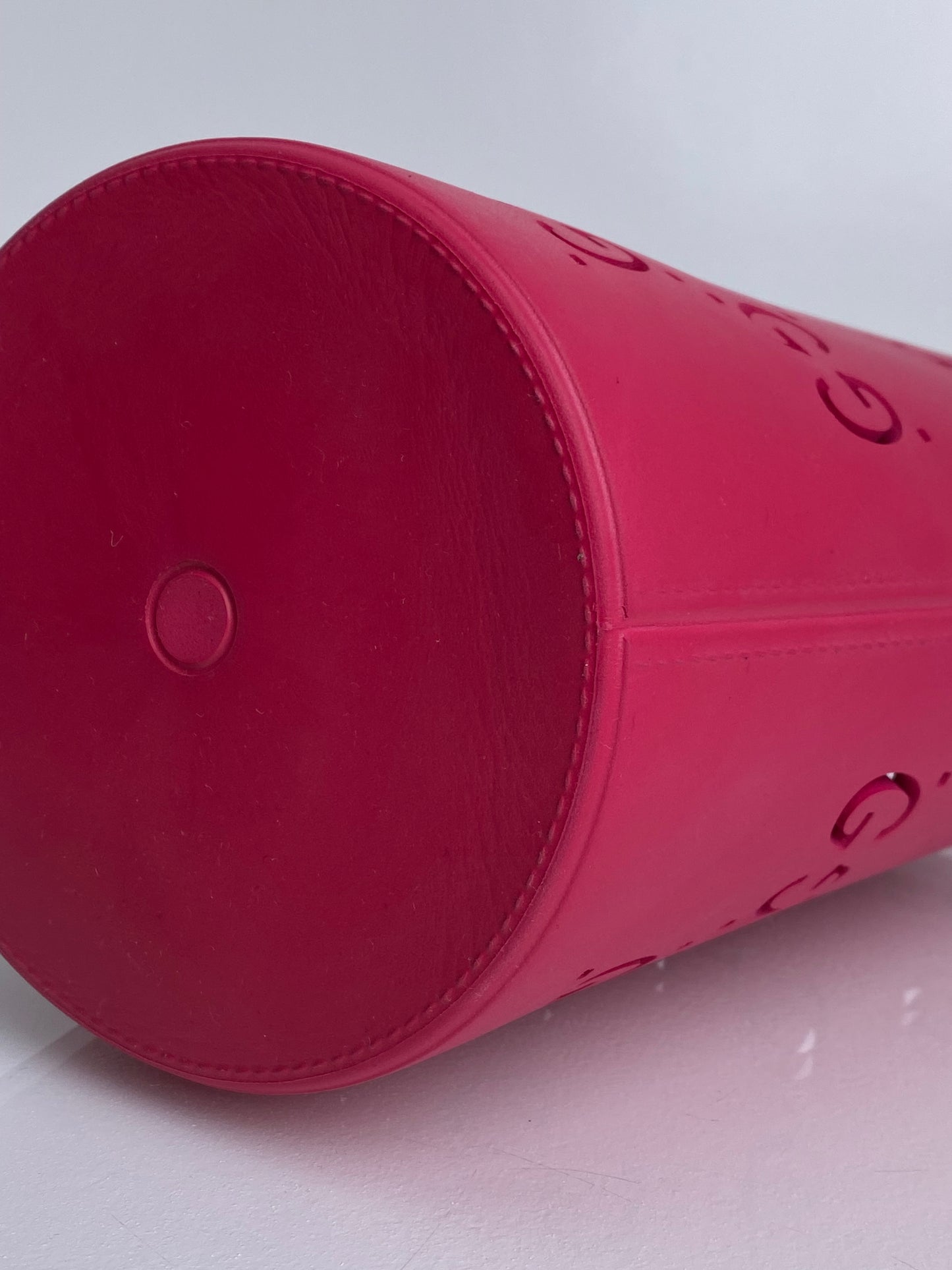 Gucci Pink Rubber Bucket Mini Bag