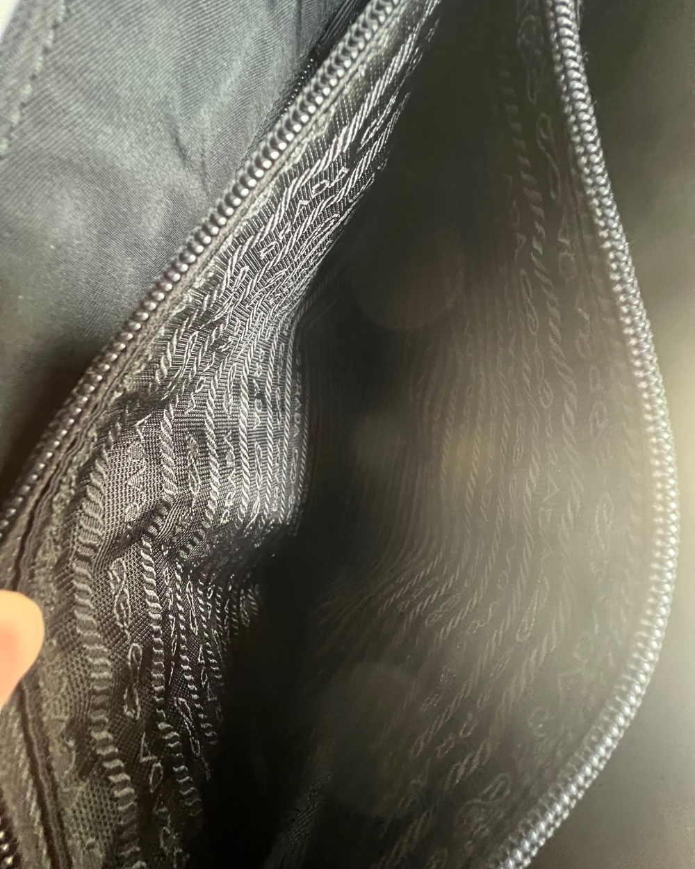 Prada Black Nylon Shoulder Bag