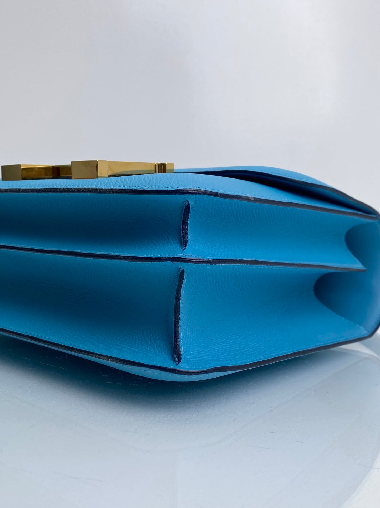 Hermes Constance 24 Bleu Celeste Epsom GHW #C