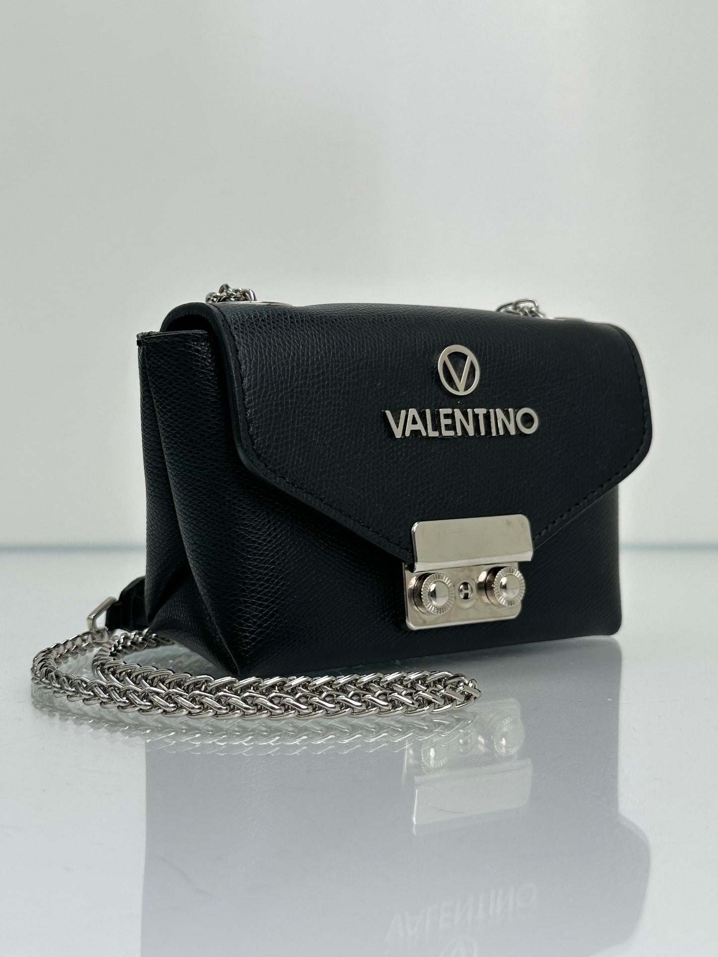 Valentino Mario Black Mini Crossbody Bag