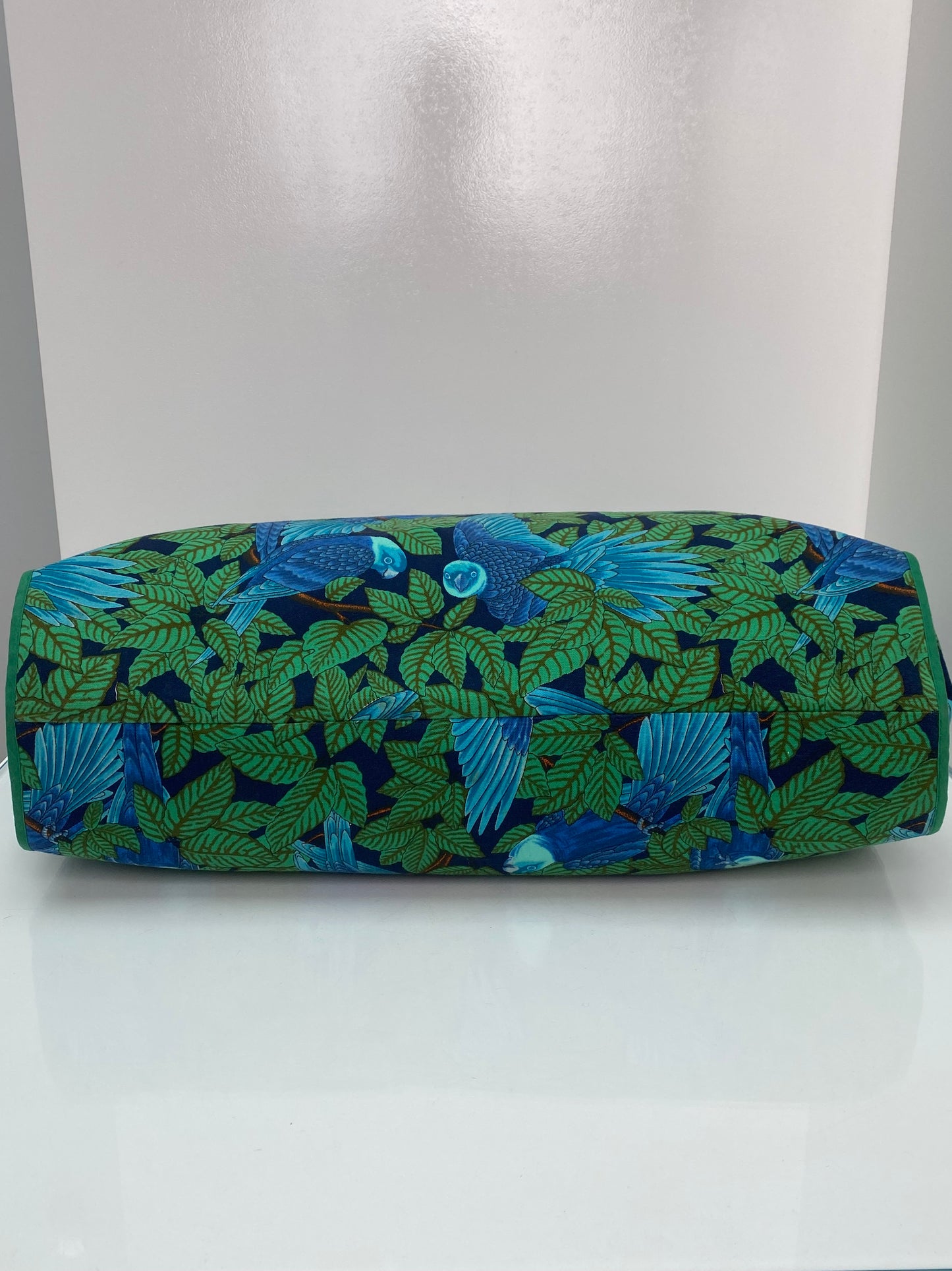 Hermes Green & Blue Birds Large Tote