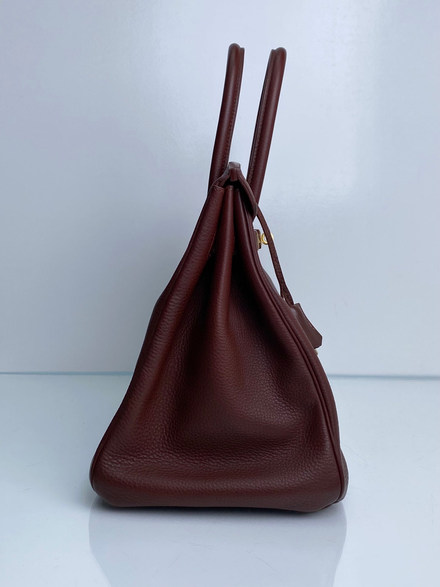 Hermes Birkin 35 Chocolate GHW #A Square