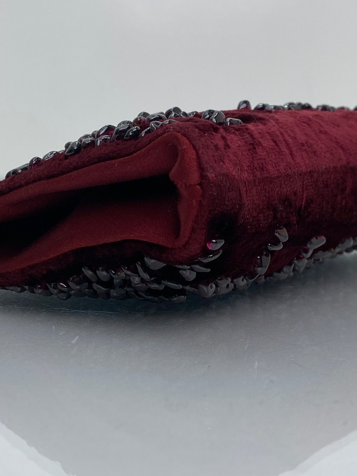 Gucci Red Beaded Vintage Pouch