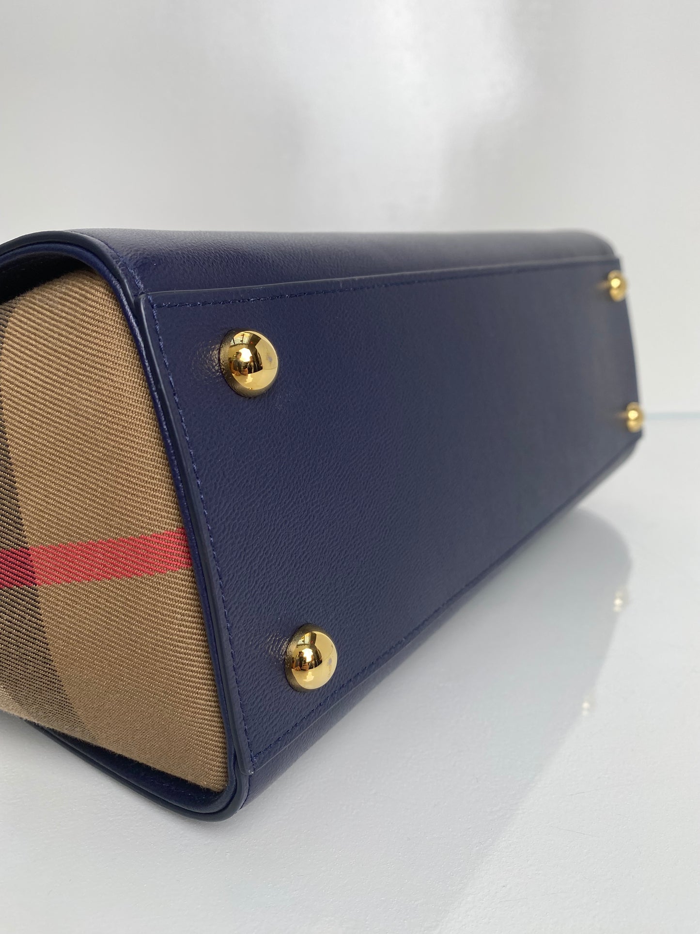 Burberry Banwell Navy Tote GHW