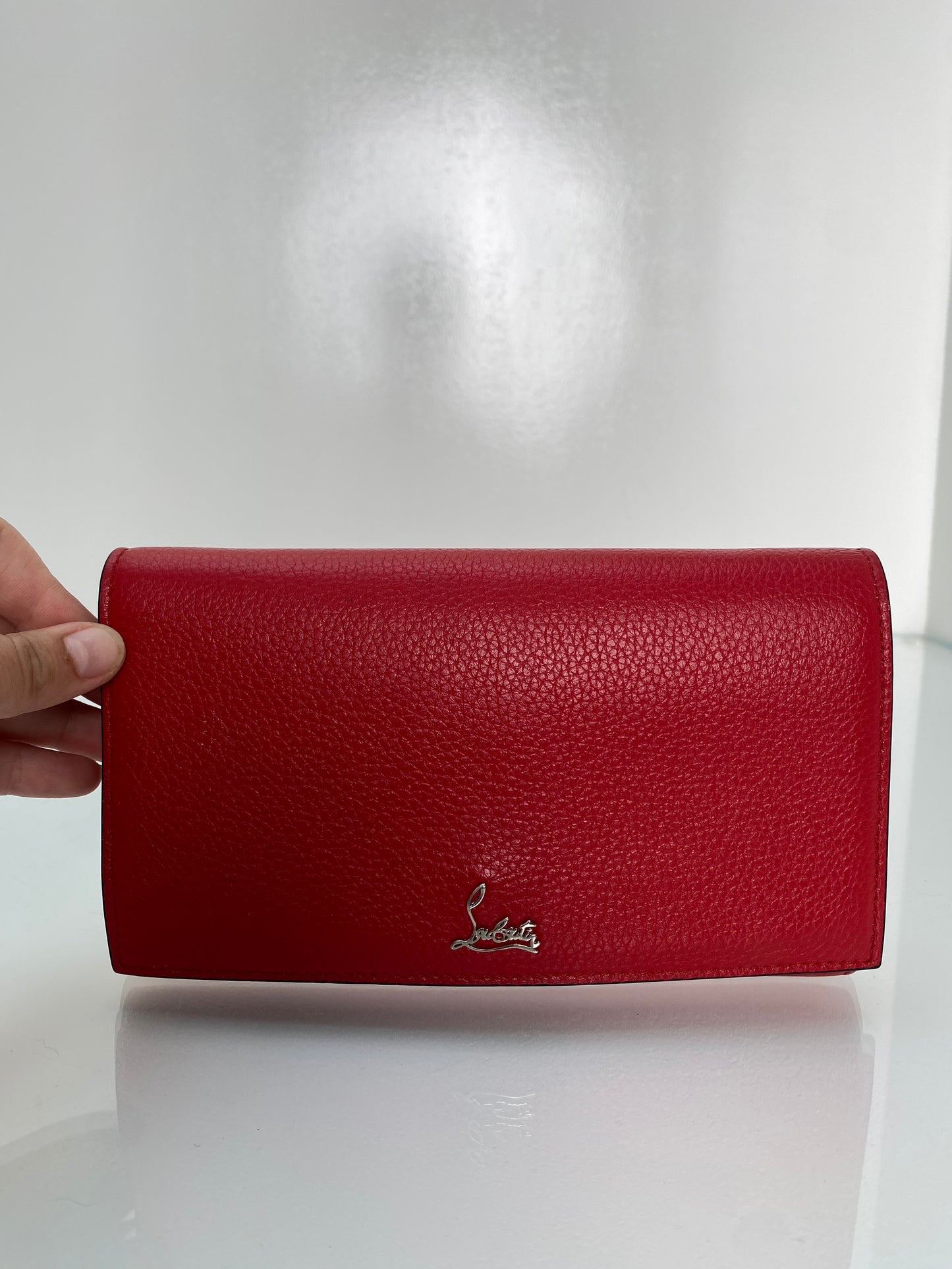 Christian Louboutin Red Chain Convertible Belt Bag