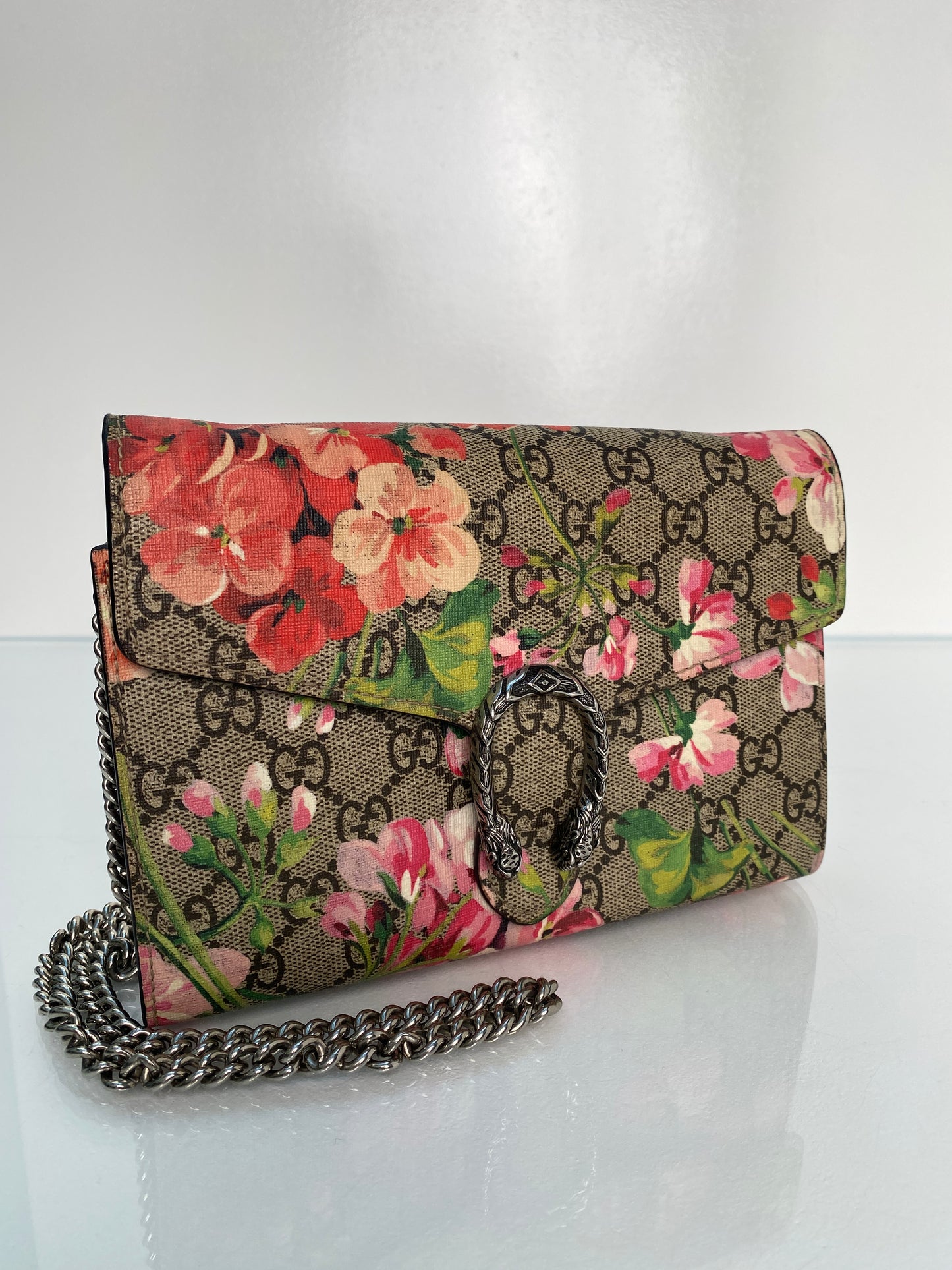 Gucci Floral Dionysus Wallet On The Chain Bag SHW