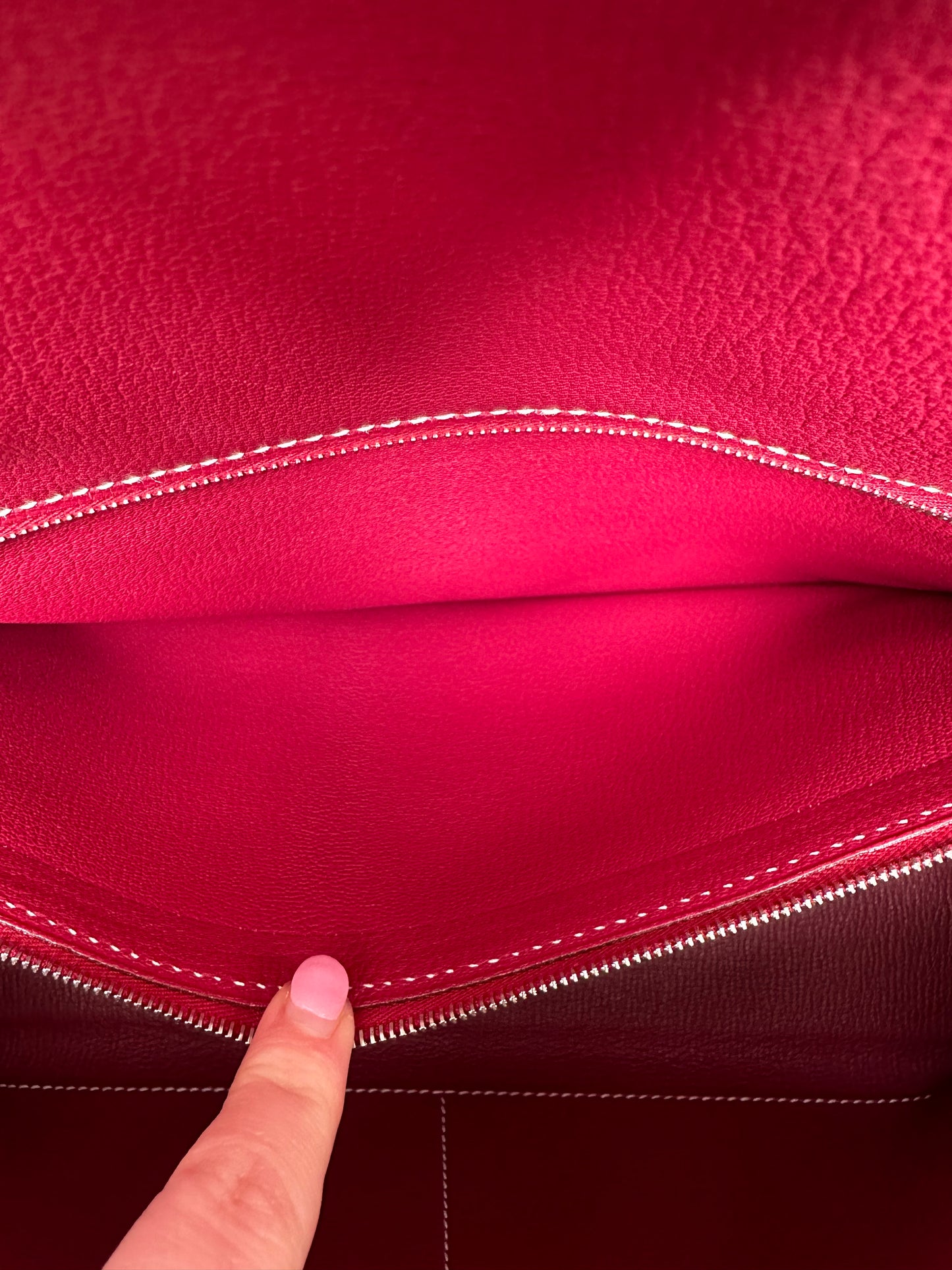 Hermes Kelly 35 Rose Tyrien/Tosca Candy Collection Epsom PHW #O
