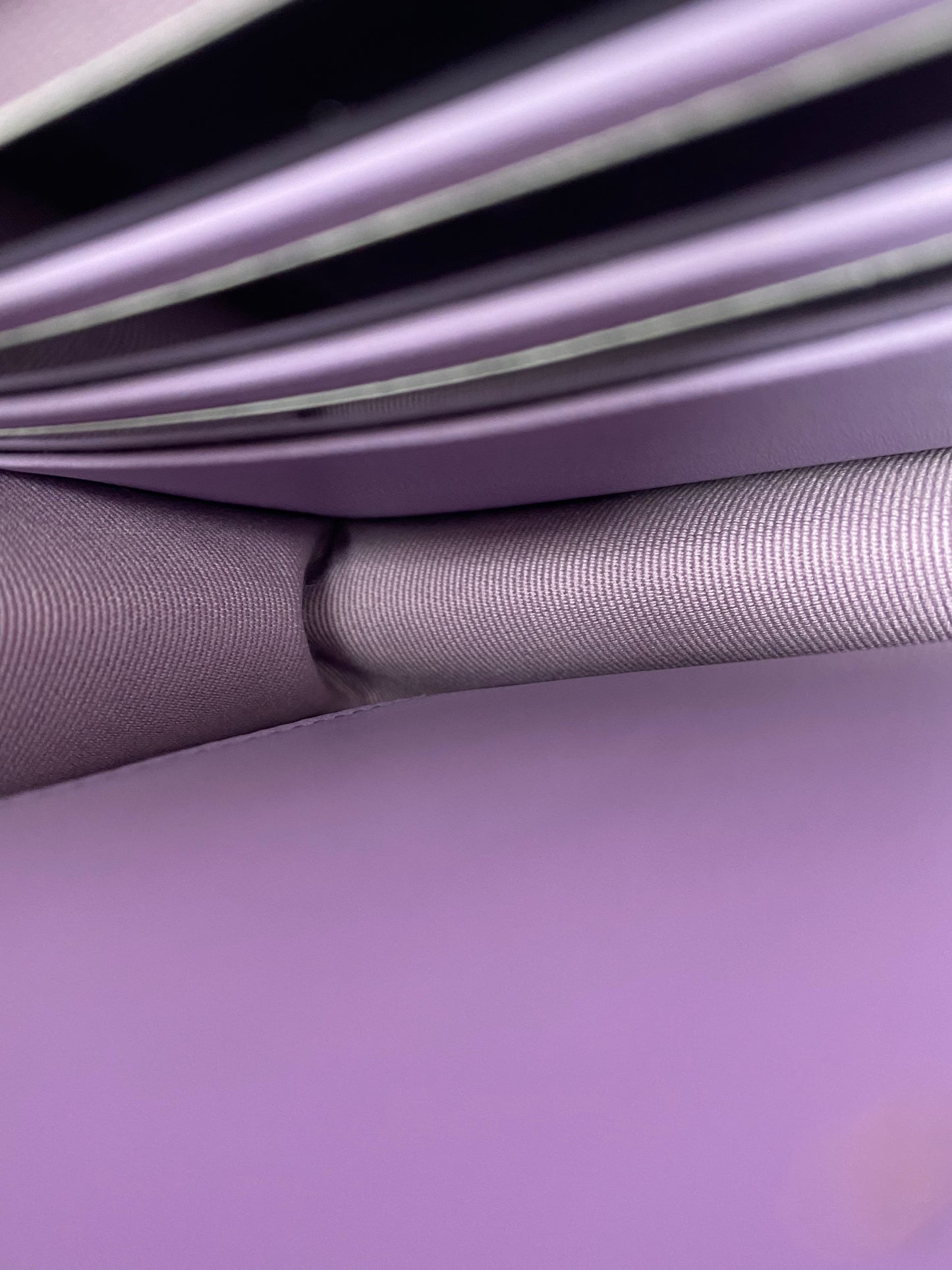 Chanel Lilac Coco Crush Caviar WOC Bag GHW