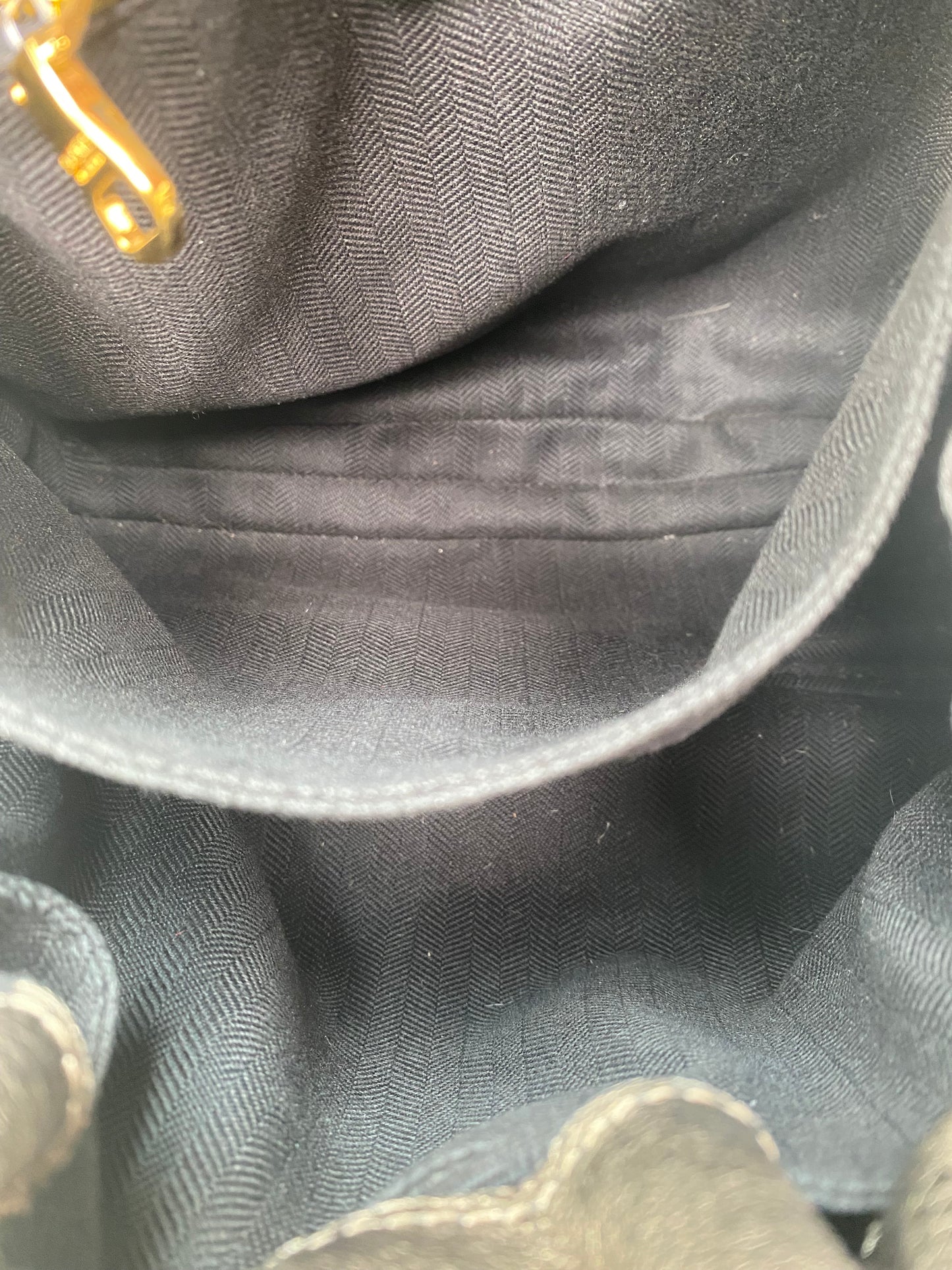 Loewe Brown Metallic Bag GHW
