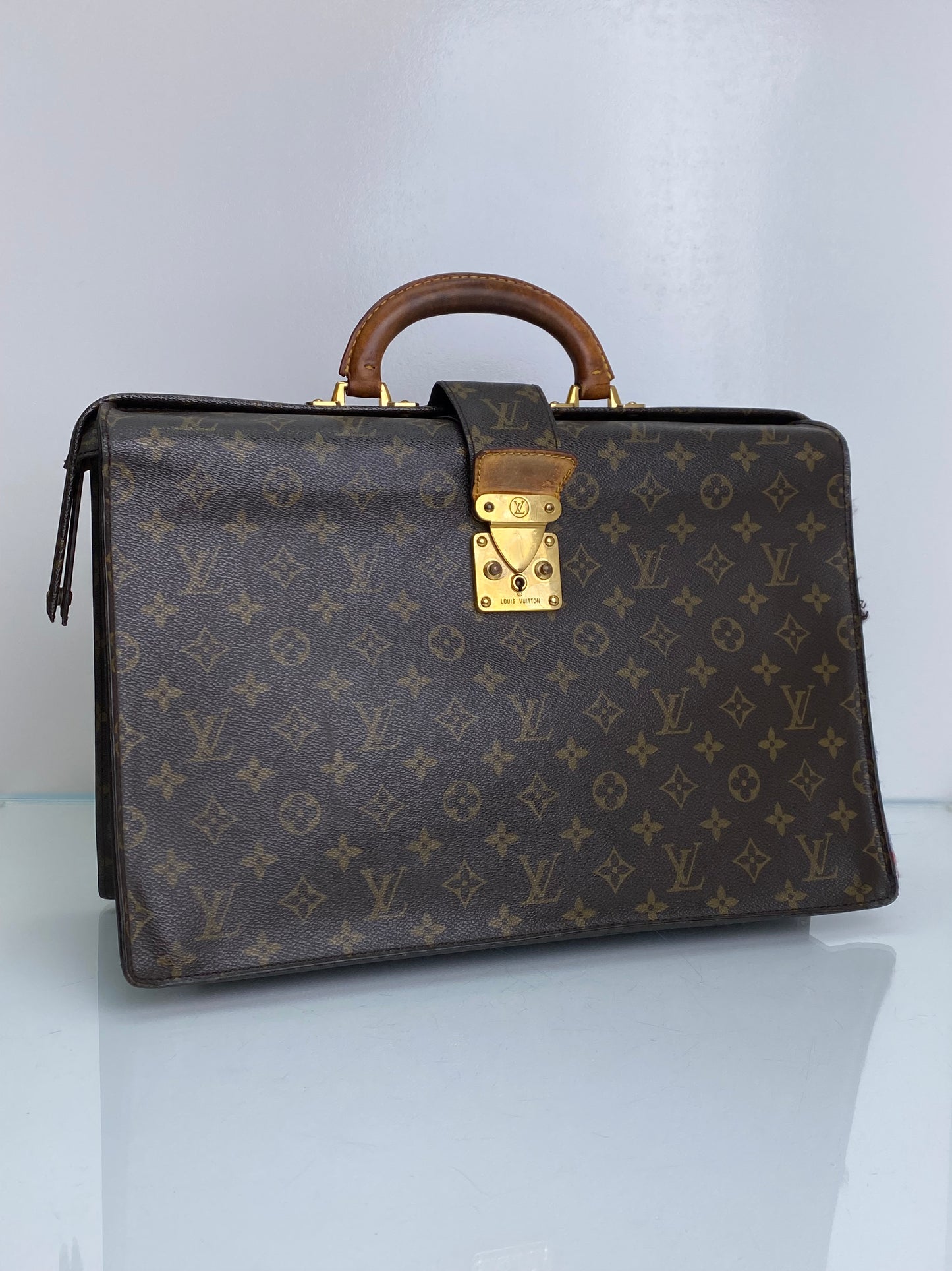 Louis Vuitton Monogram Briefcase GHW