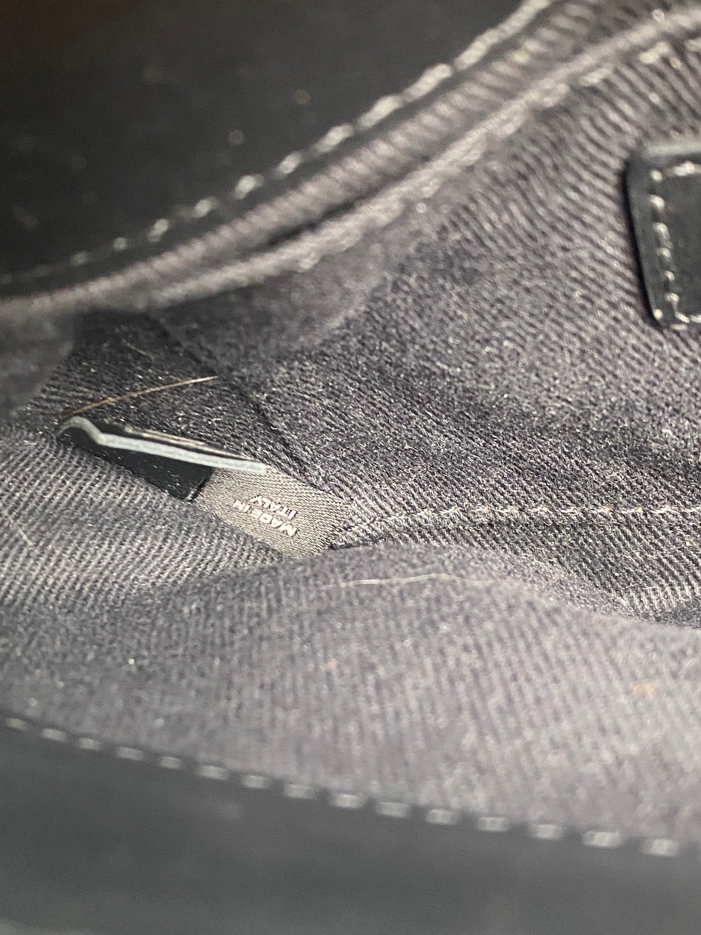 Chanel Bum Bag Black Lambskin Leather SHW