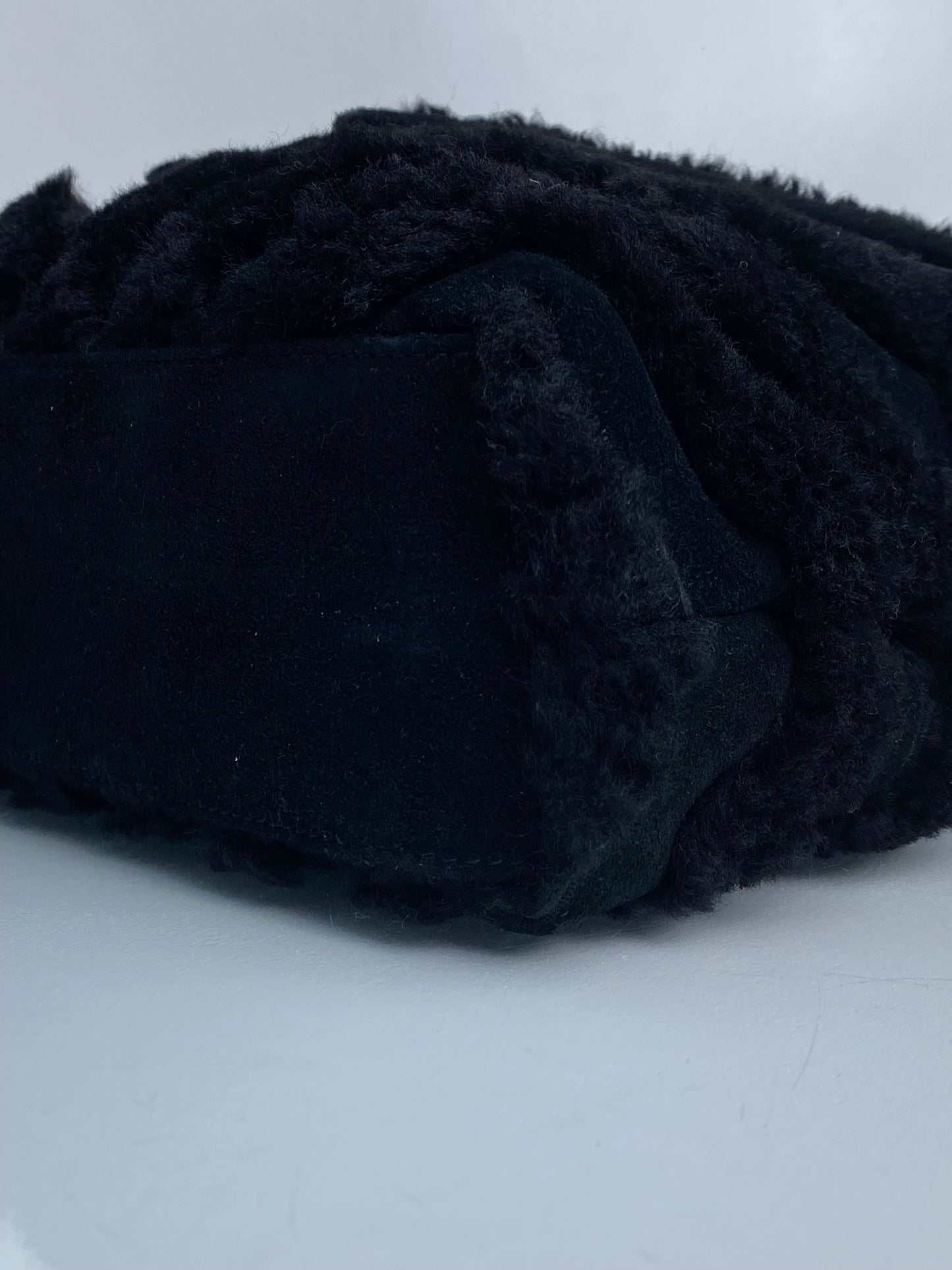 Saint Laurent Black Suede/Shearling Lou Lou Small Bag GHW