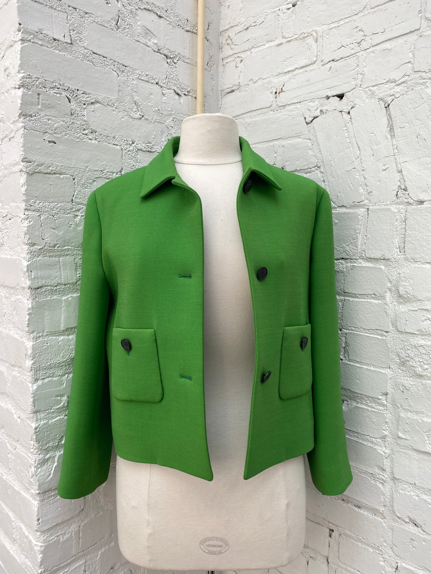 Dior Green Wool & Silk Blazer, 42