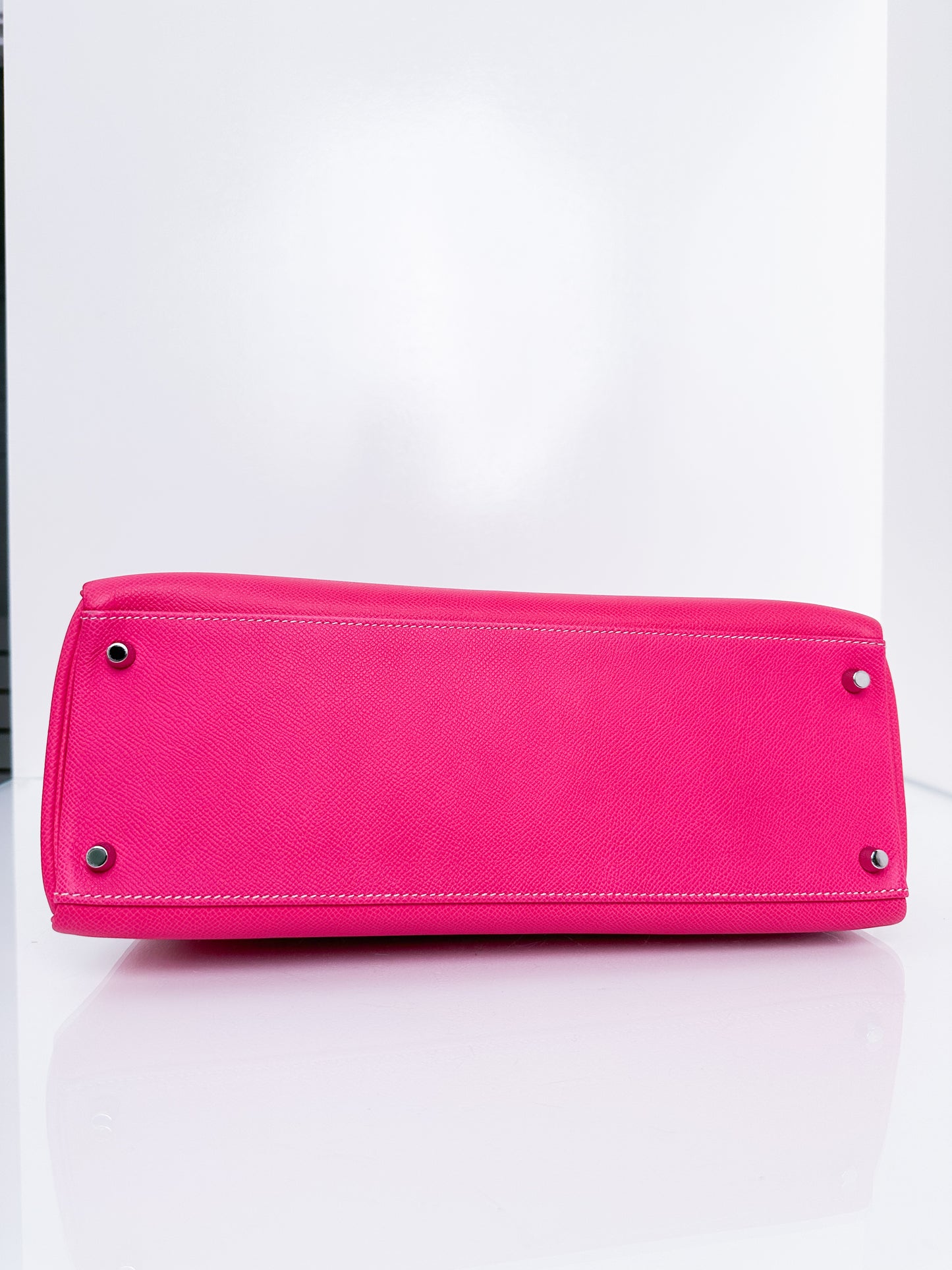 Hermes Kelly 35 Rose Tyrien/Tosca Candy Collection Epsom PHW #O